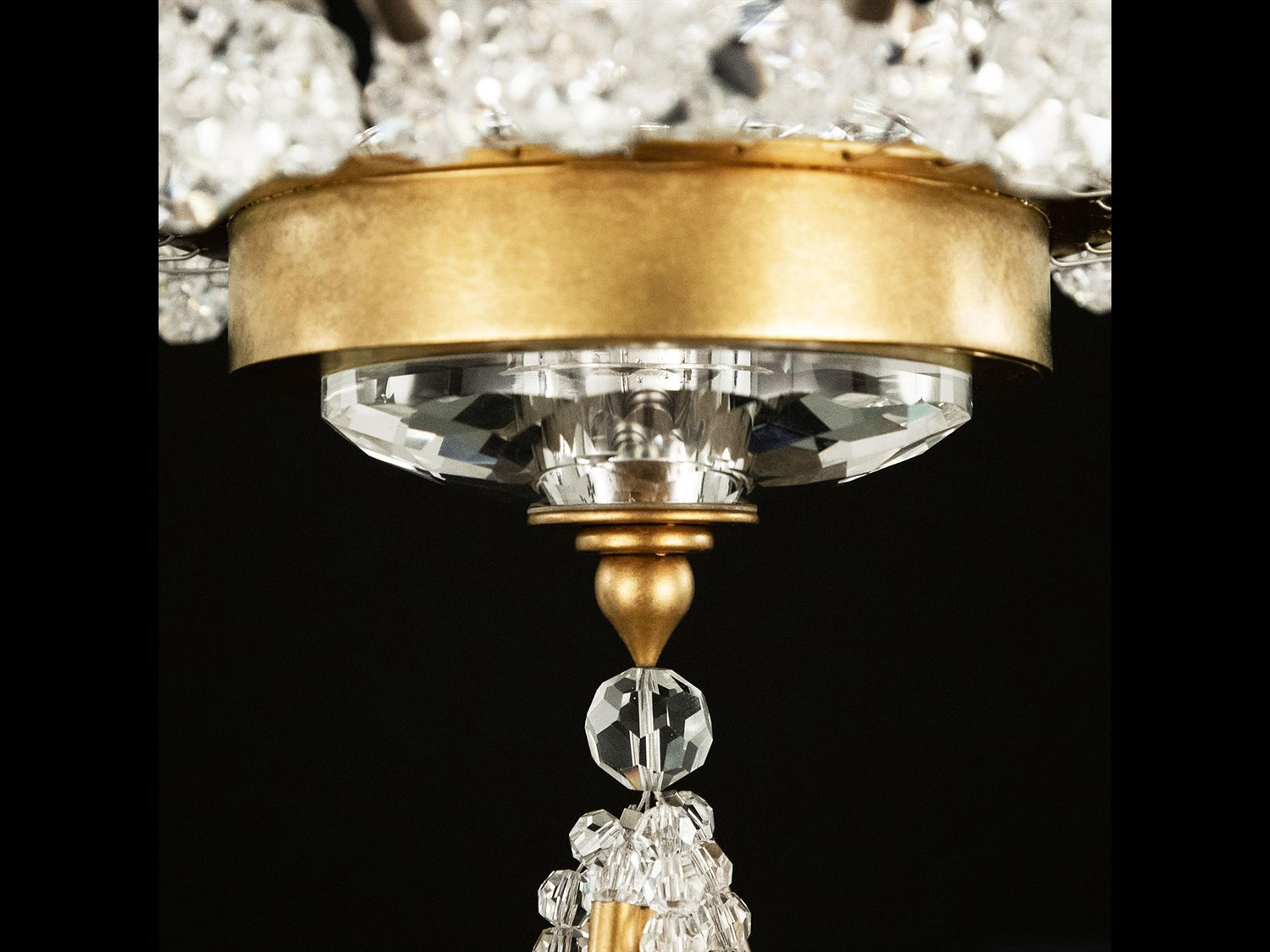 Schonbek Bali 1-Light Heirloom Gold Crystal LED Pendant