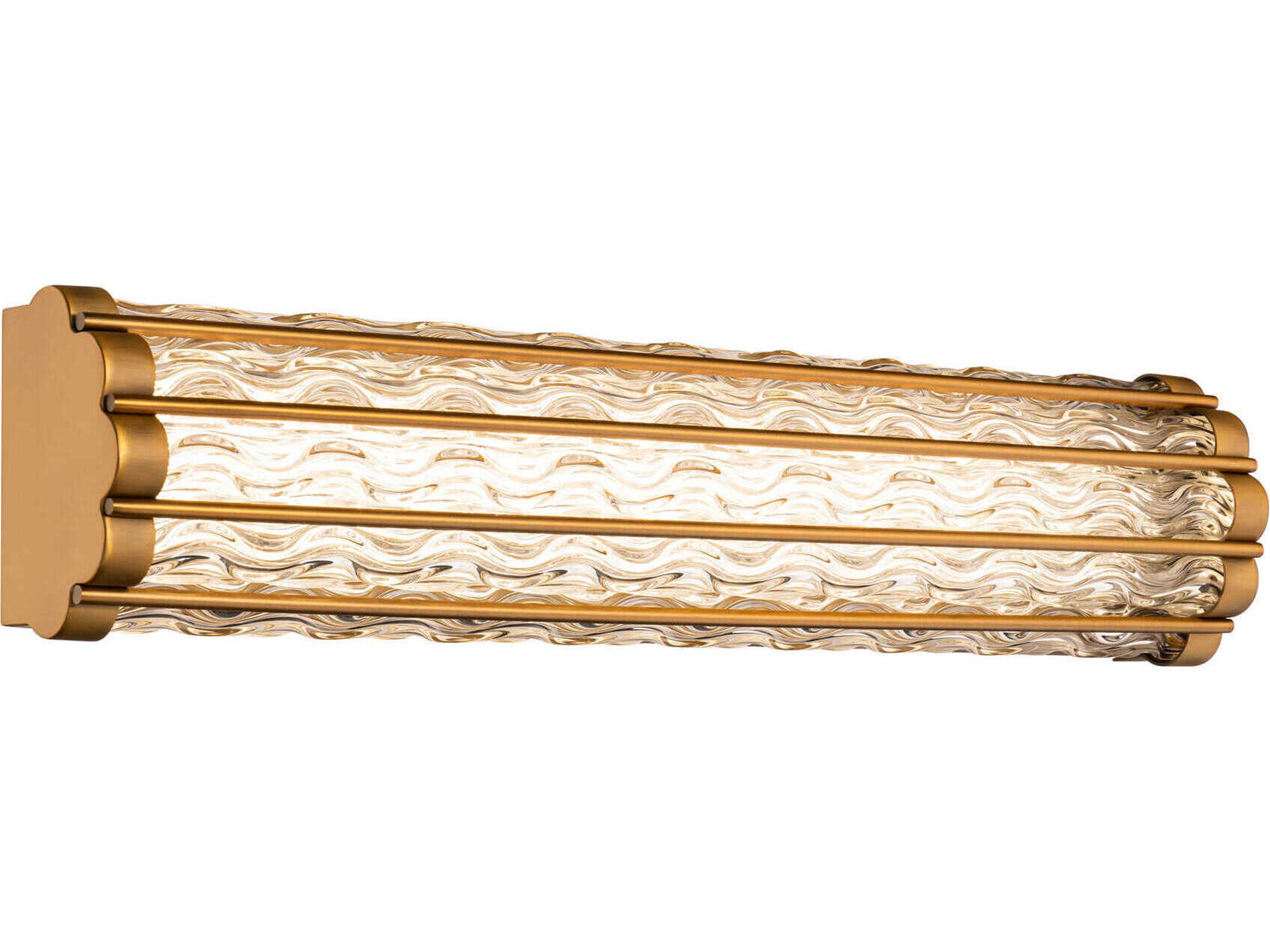 Schonbek Fortress 1-Light Aged Brass LED Vanity Light