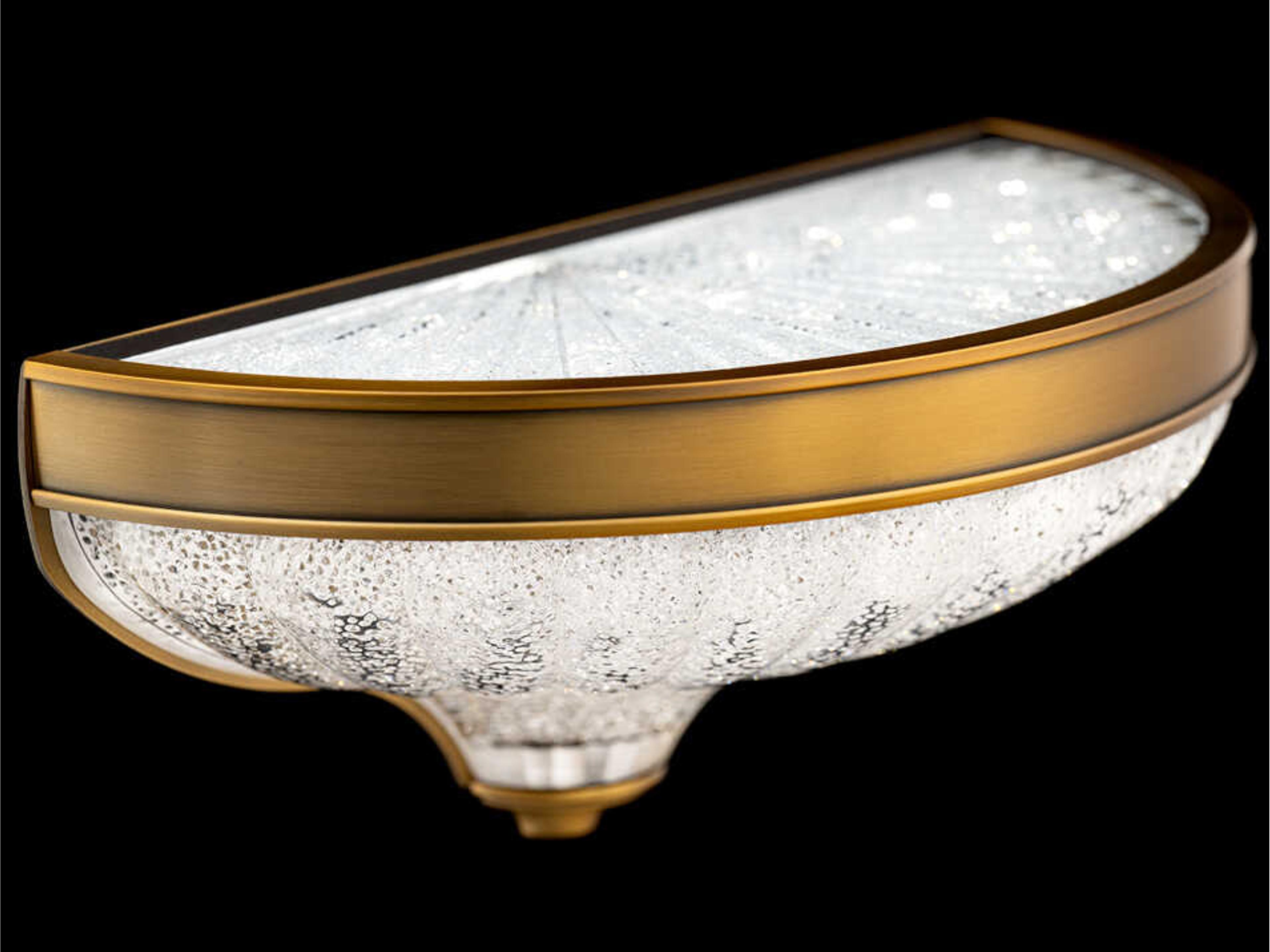 Schonbek Roma Aged Brass Wall Sconce