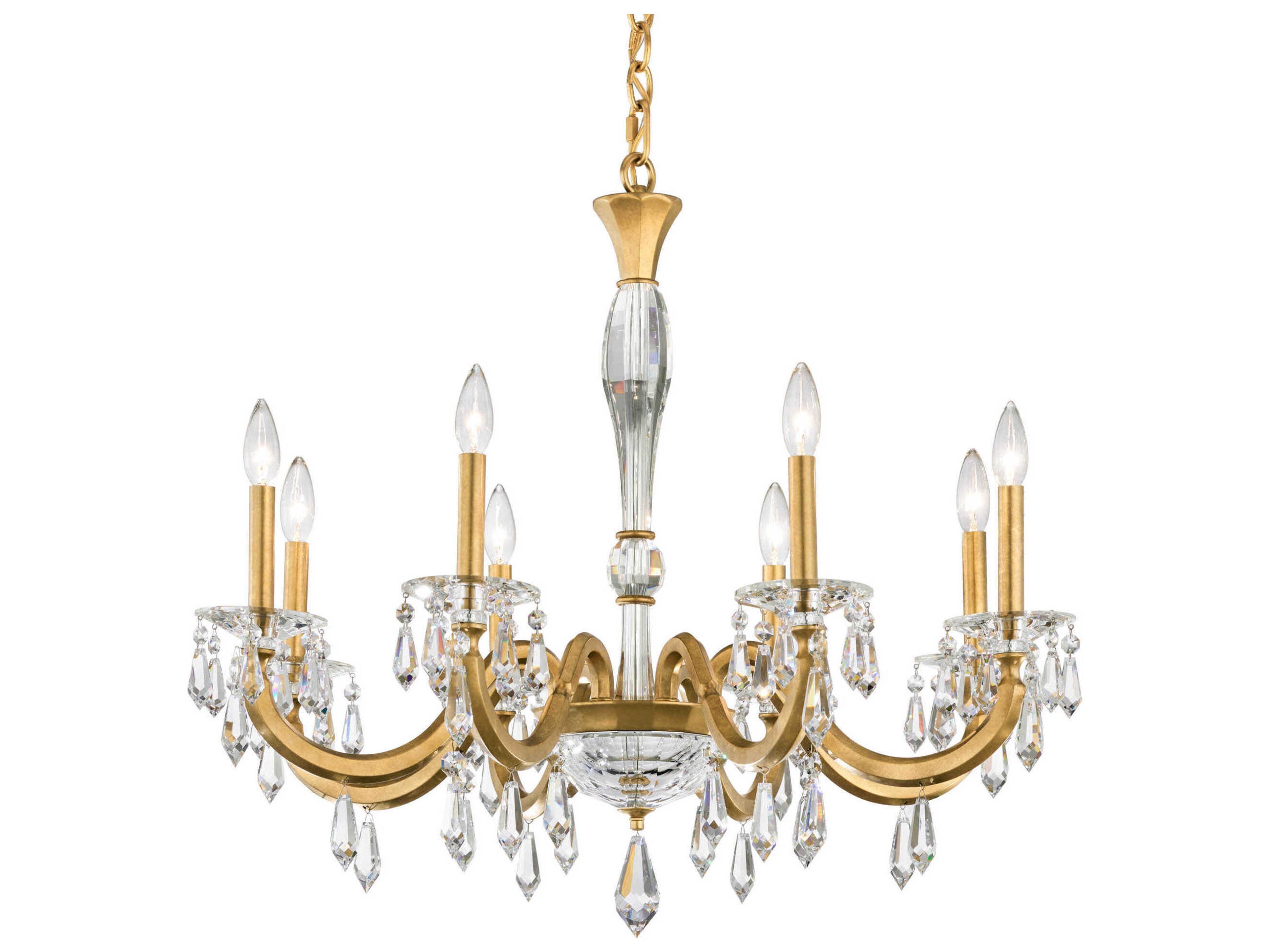 Schonbek Napoli 8-Light Candelabra Chandelier