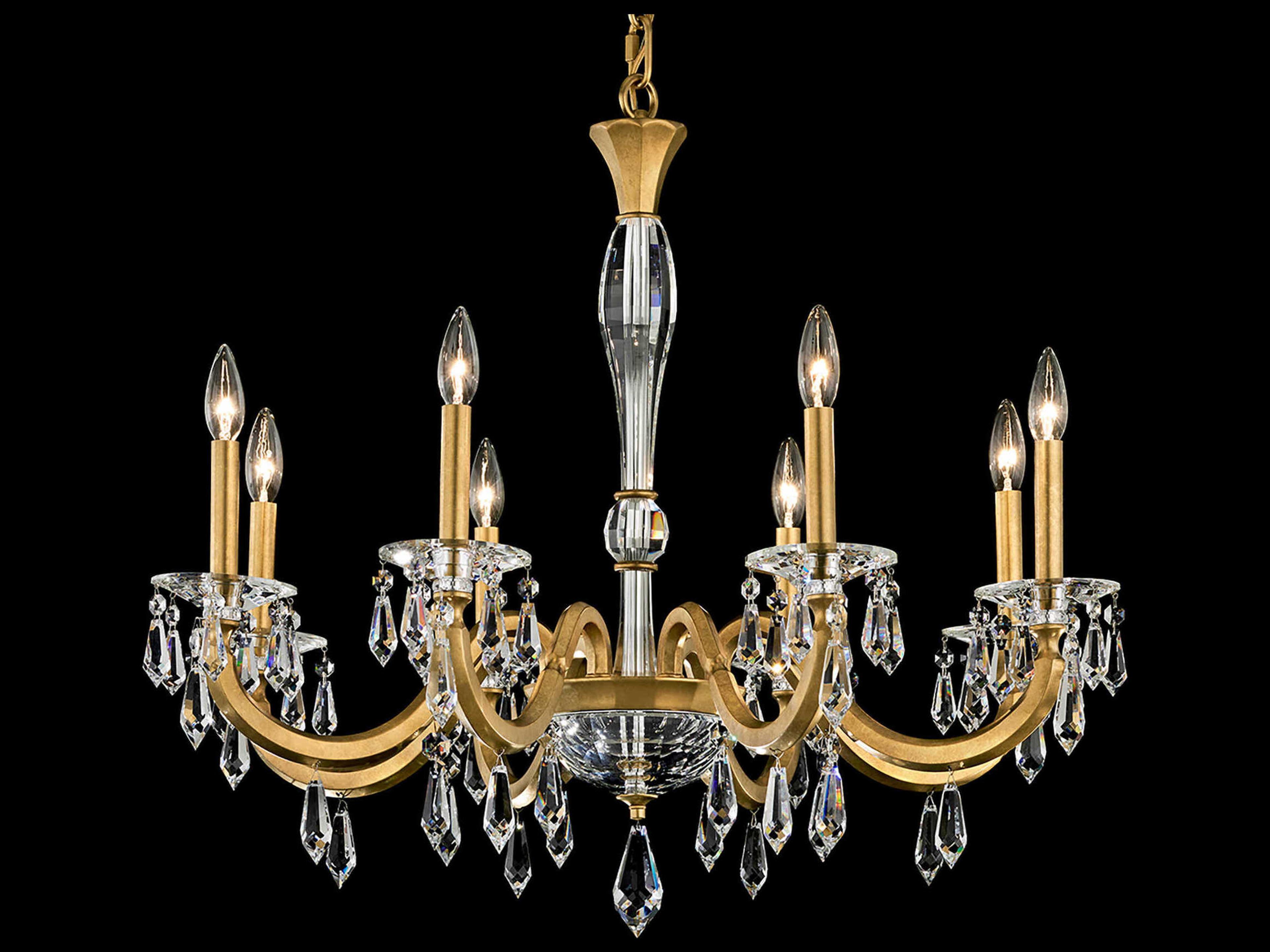 Schonbek Napoli 8-Light Candelabra Chandelier