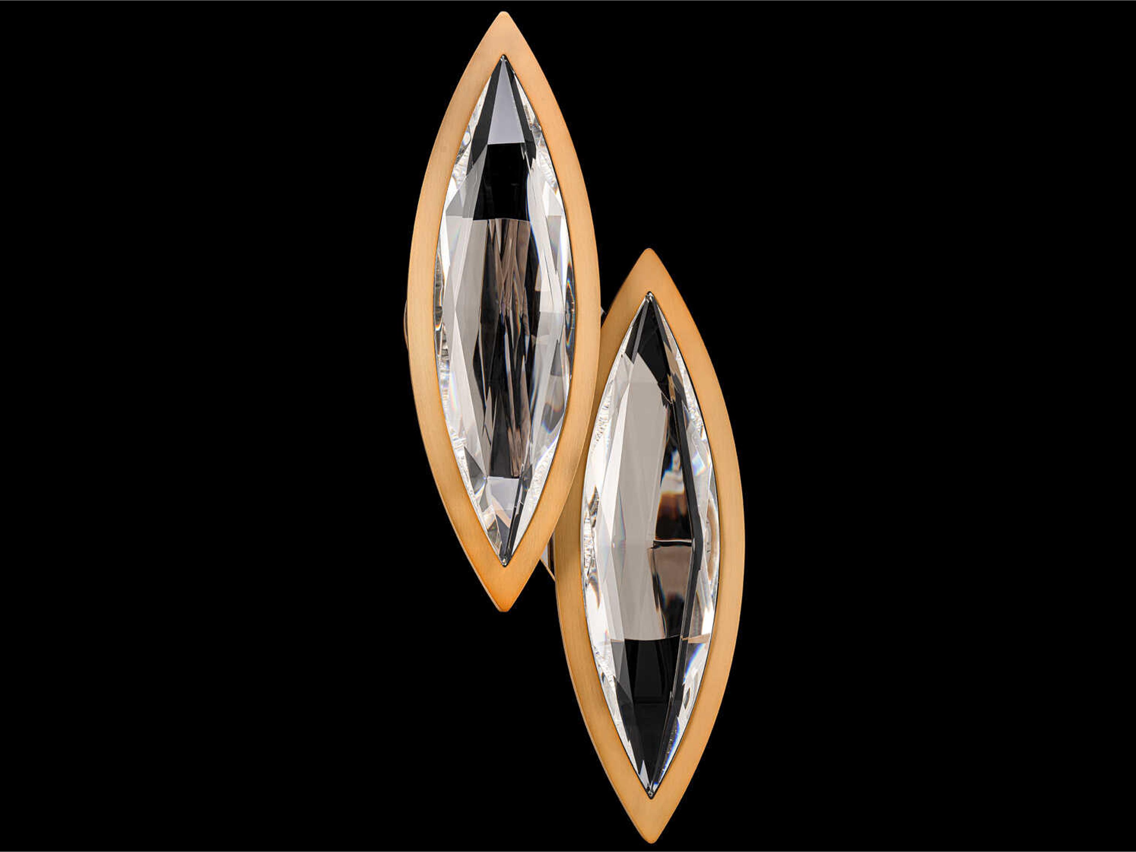 Schonbek Marchesa 2-Light Aged Brass Vanity Light