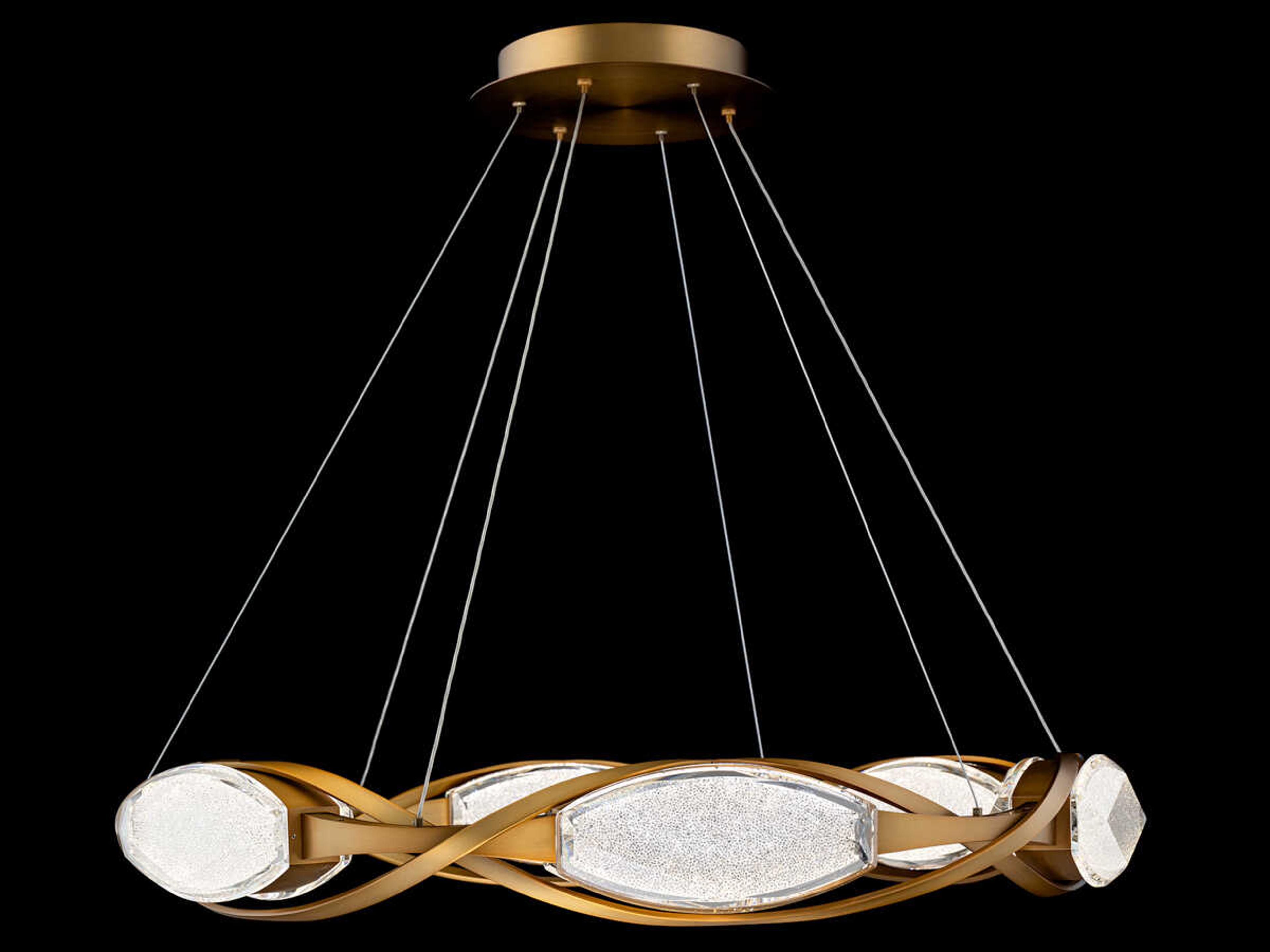 Bijoux Aged Brass Round Pendant