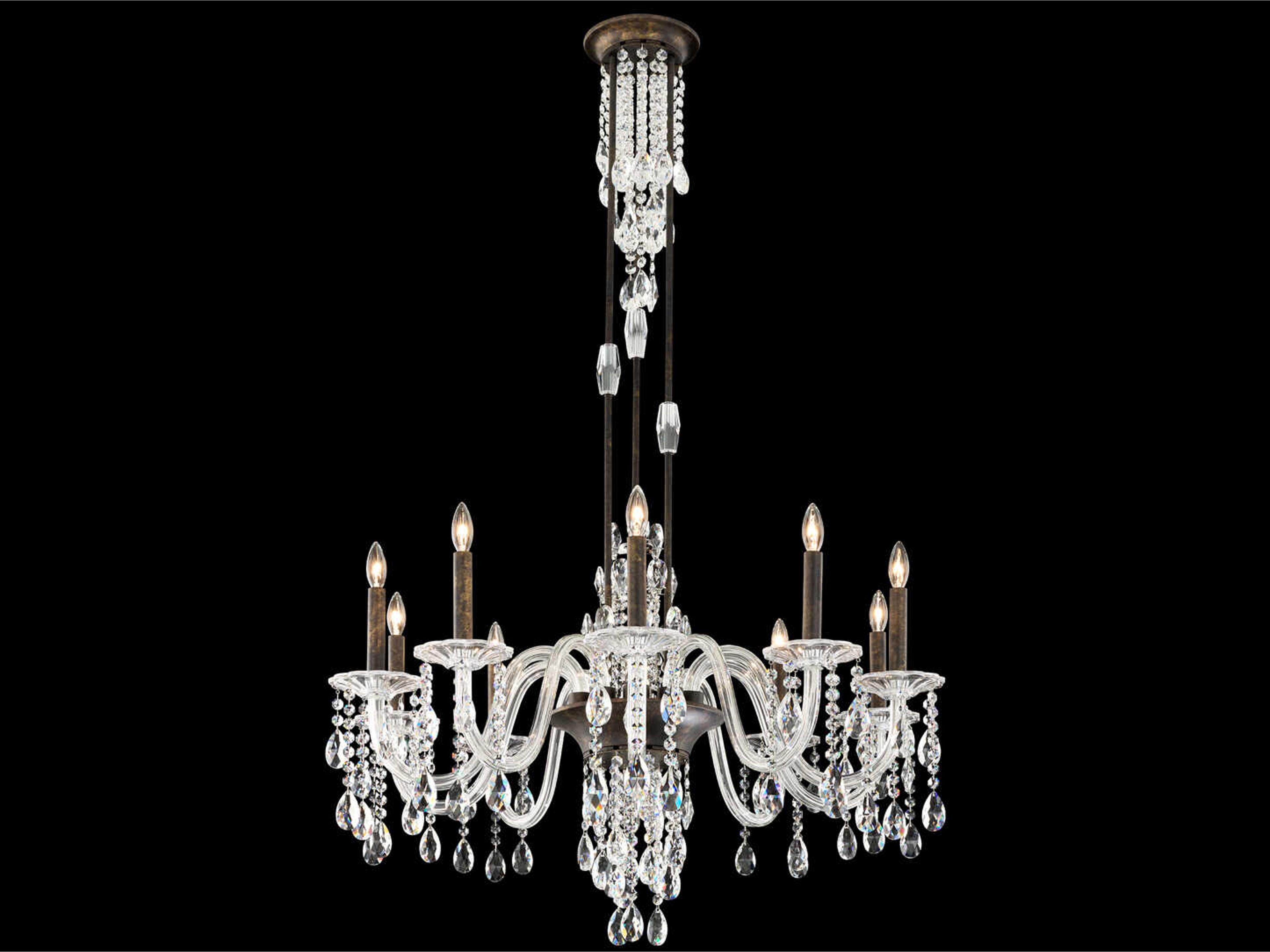 Rainier Clear Traditional Candelabra Chandelier