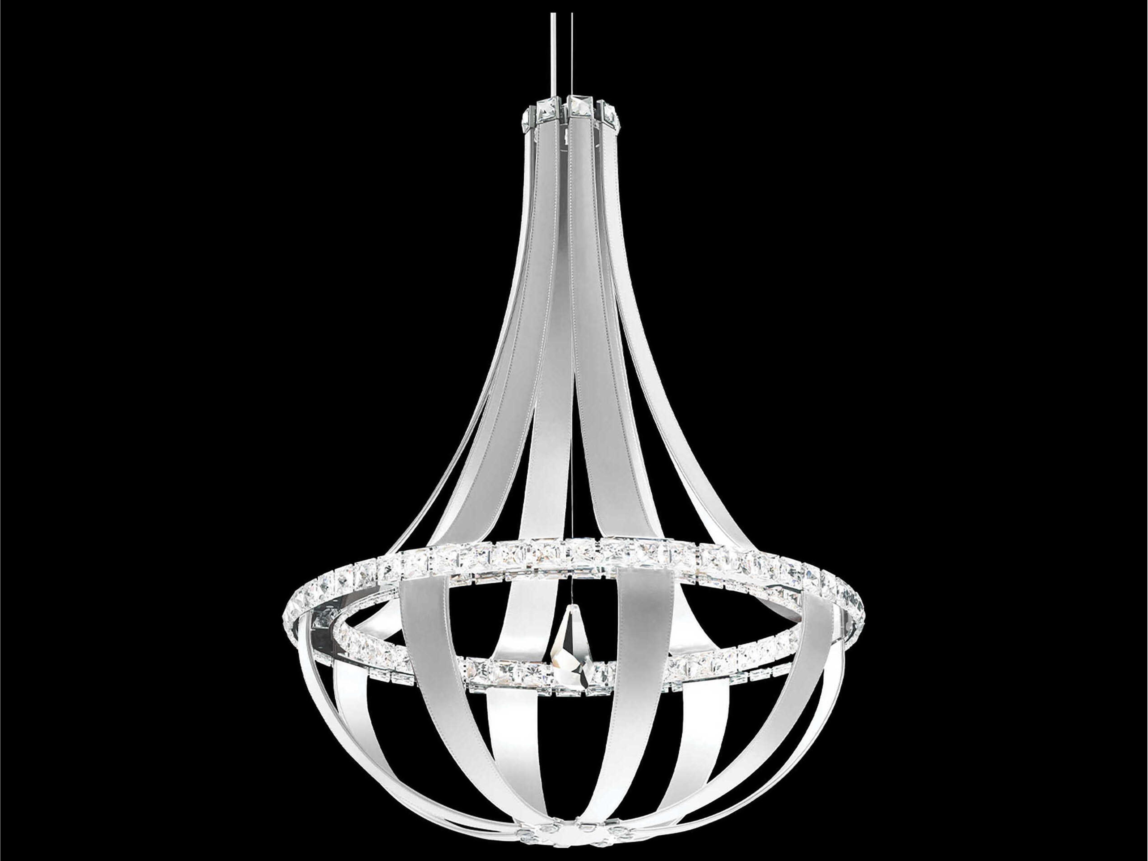 Schonbek Crystal Empire 16-Light6-Light Brown LED Geometric Pendant