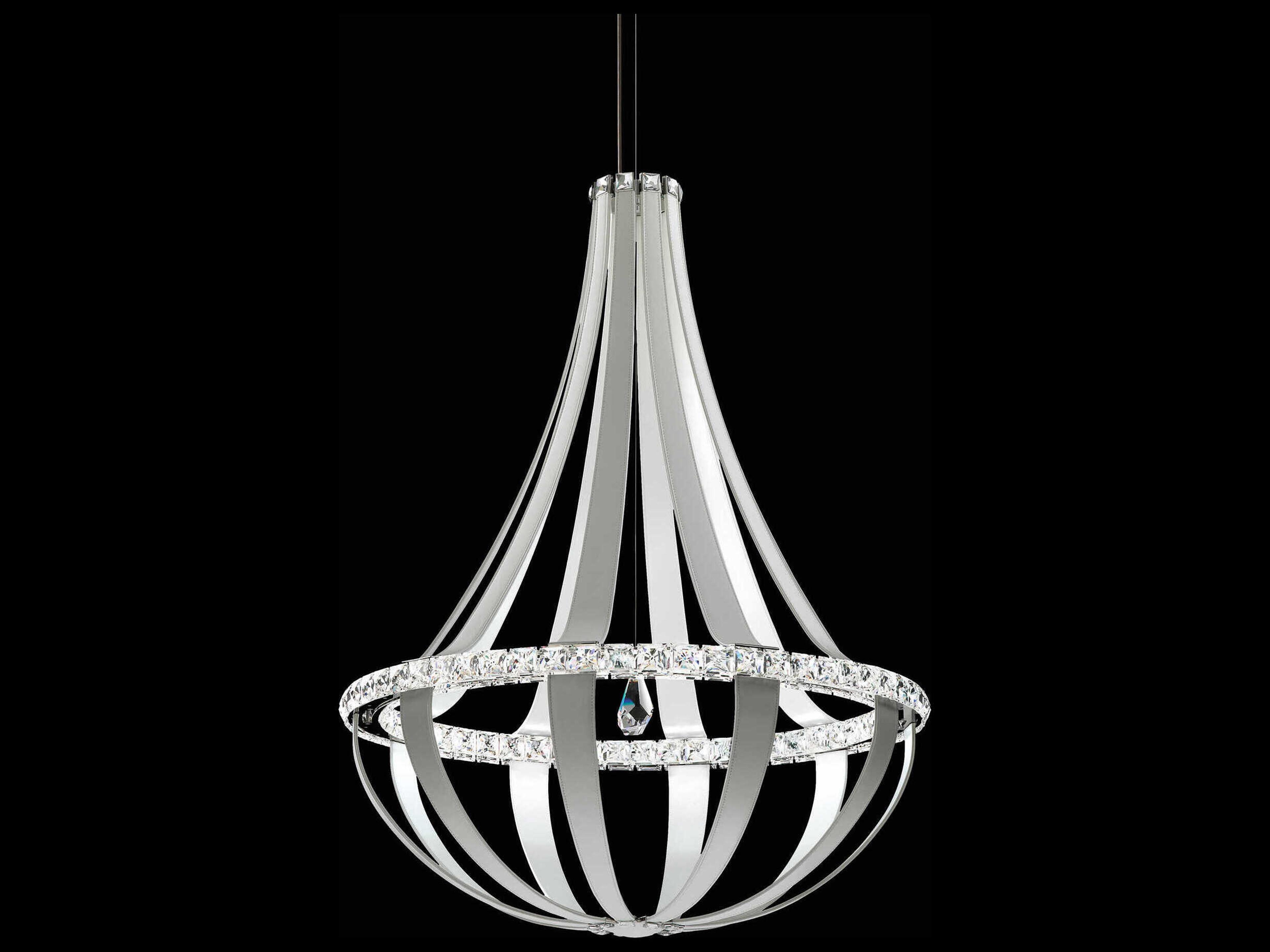 Schonbek Crystal Empire 20-Light White LED Geometric Pendant