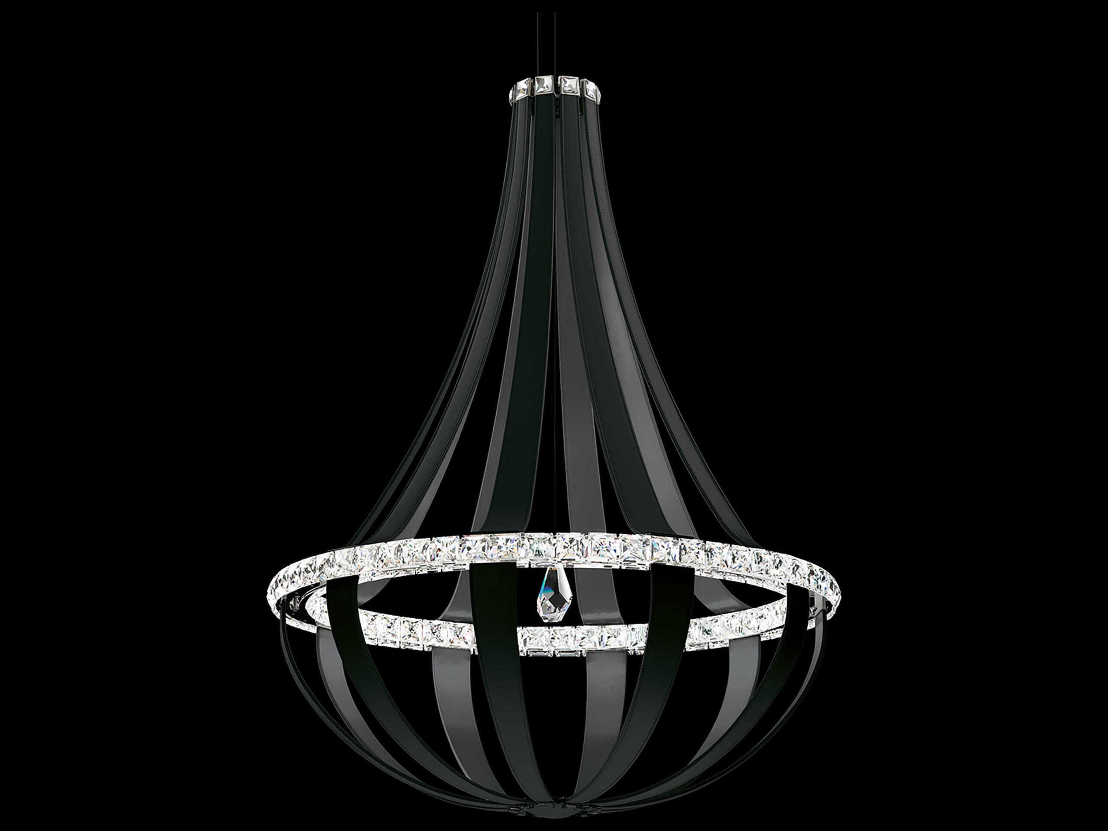 Schonbek Crystal Empire 20-Light White LED Geometric Pendant