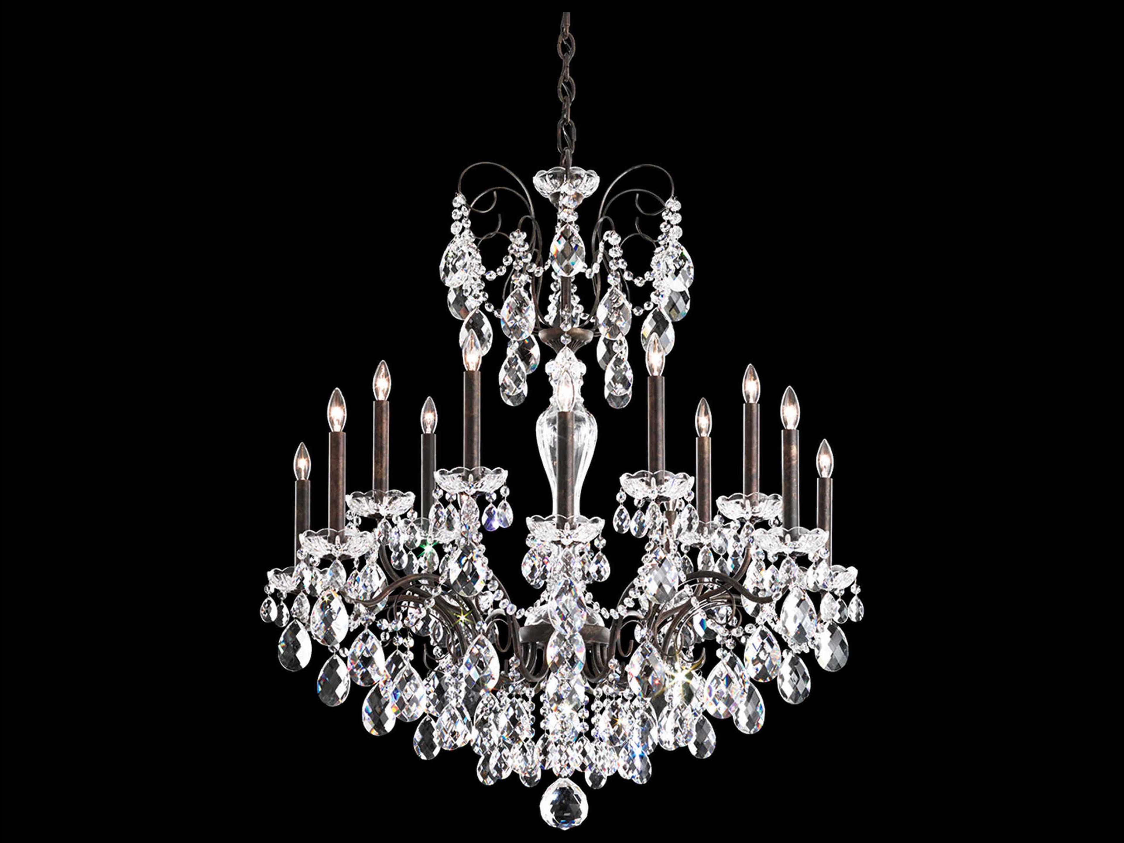Schonbek Sonatina 14-Light Candelabra Chandelier