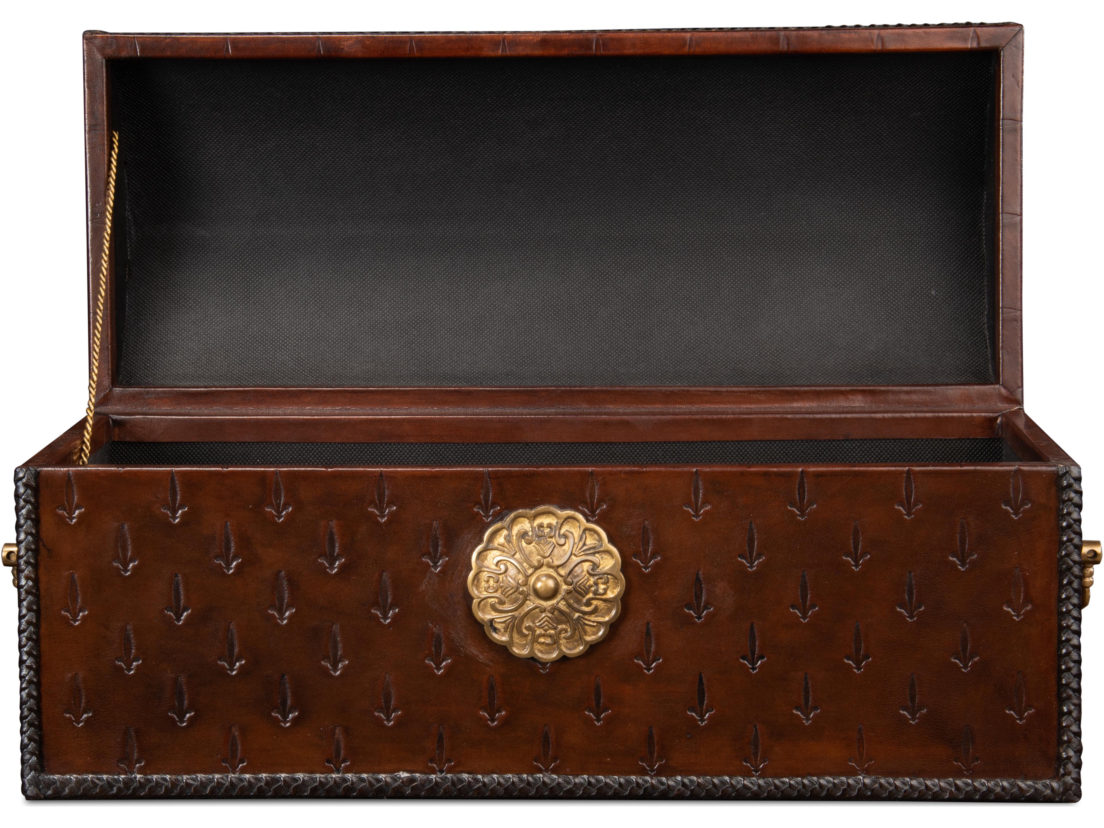Sarreid Ltd Baron's Leather Box