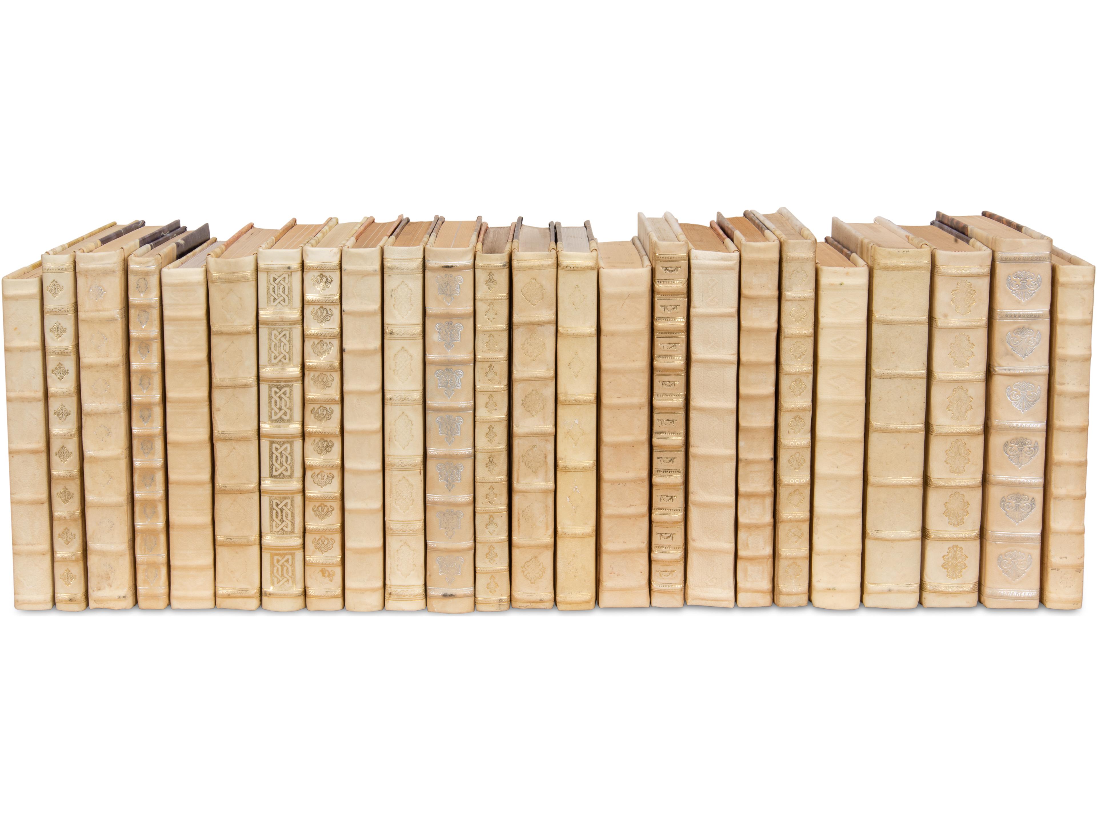 White Leather & Paper Books