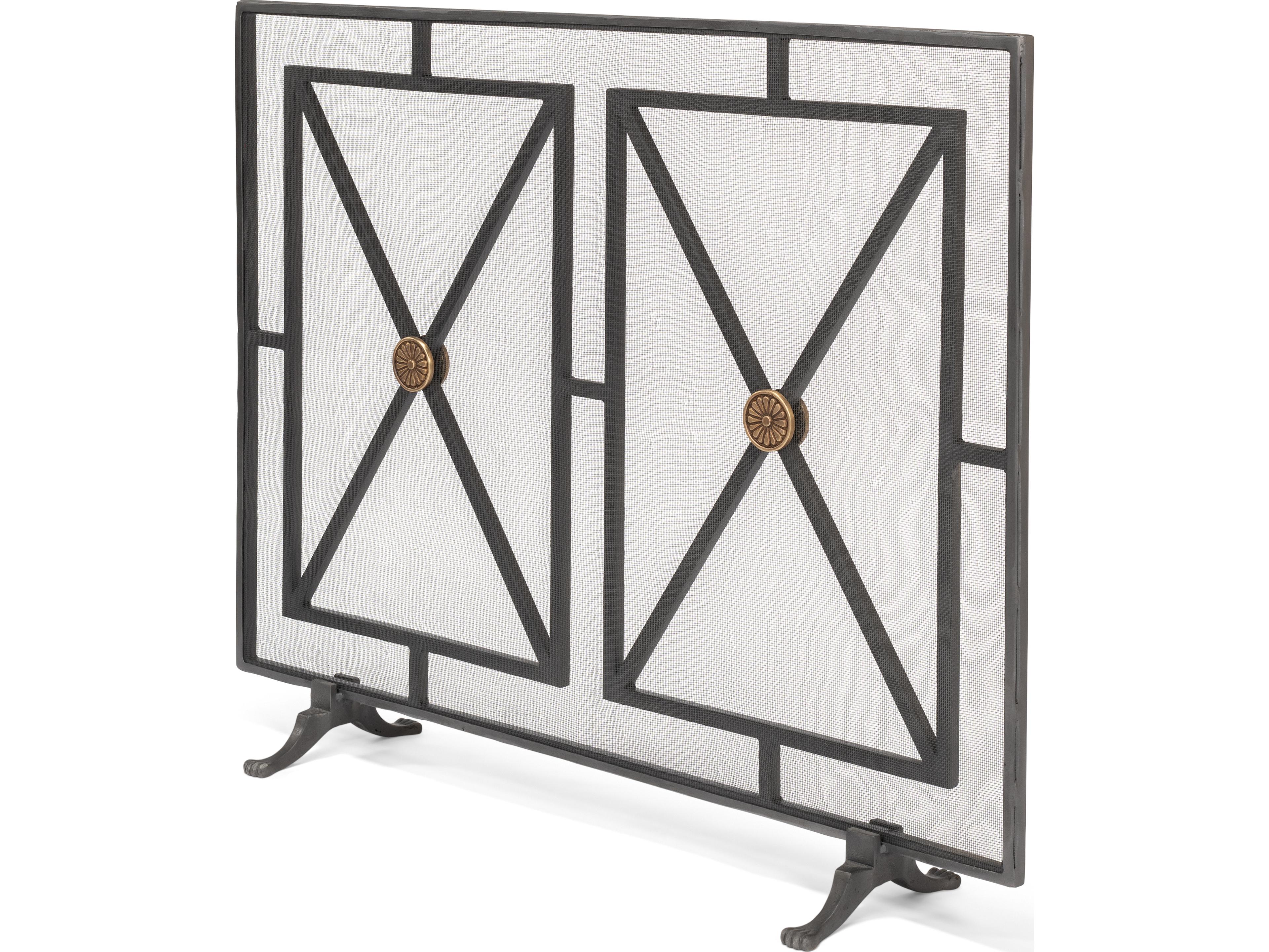 Sarreid Ltd Paneled Firescreen