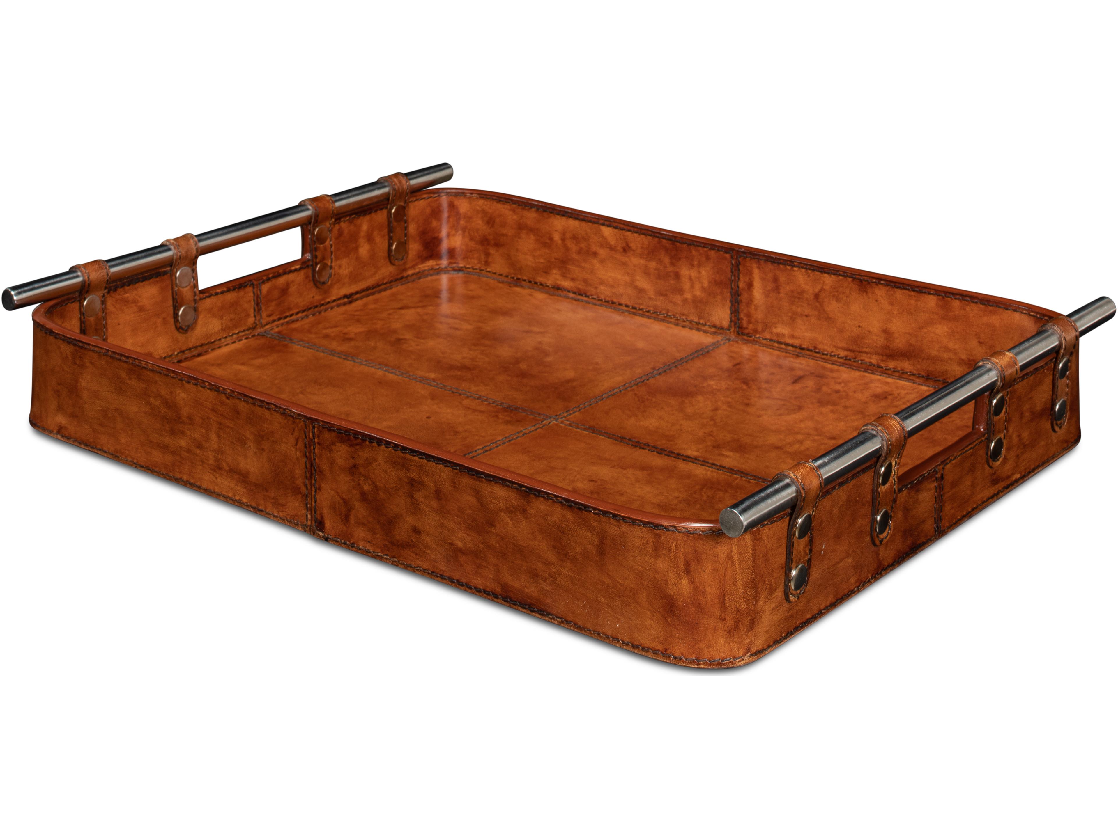 Safari Leather Tray