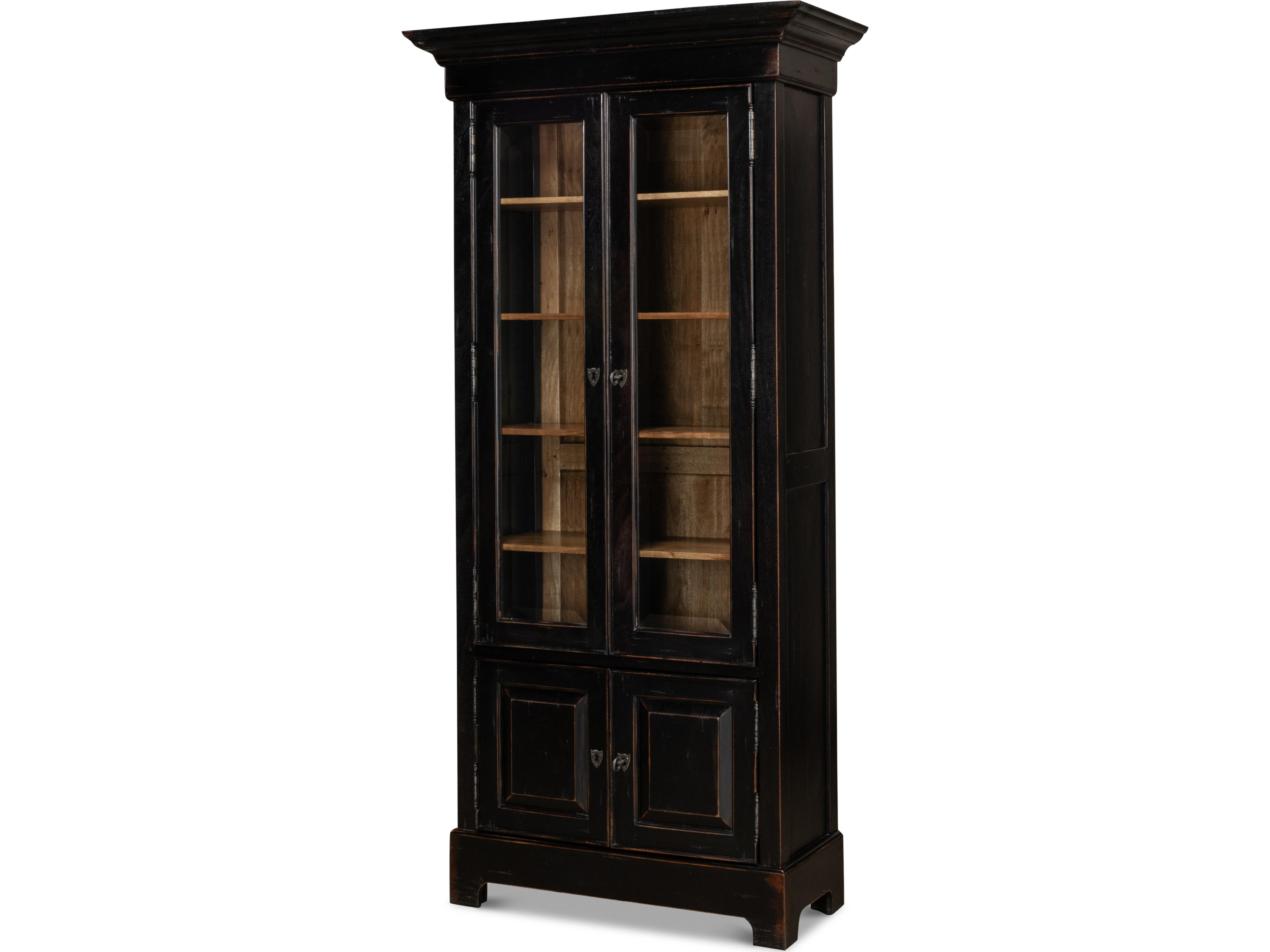 Bookcase In Ebony Finish