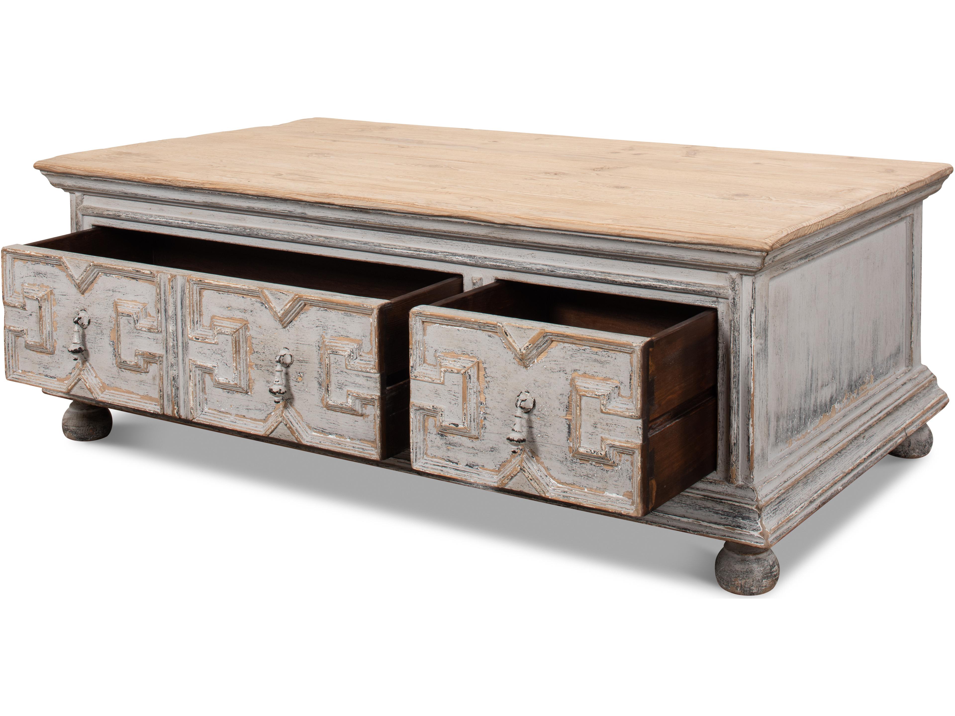 Sarreid Ltd Base And Crown Coffee Table