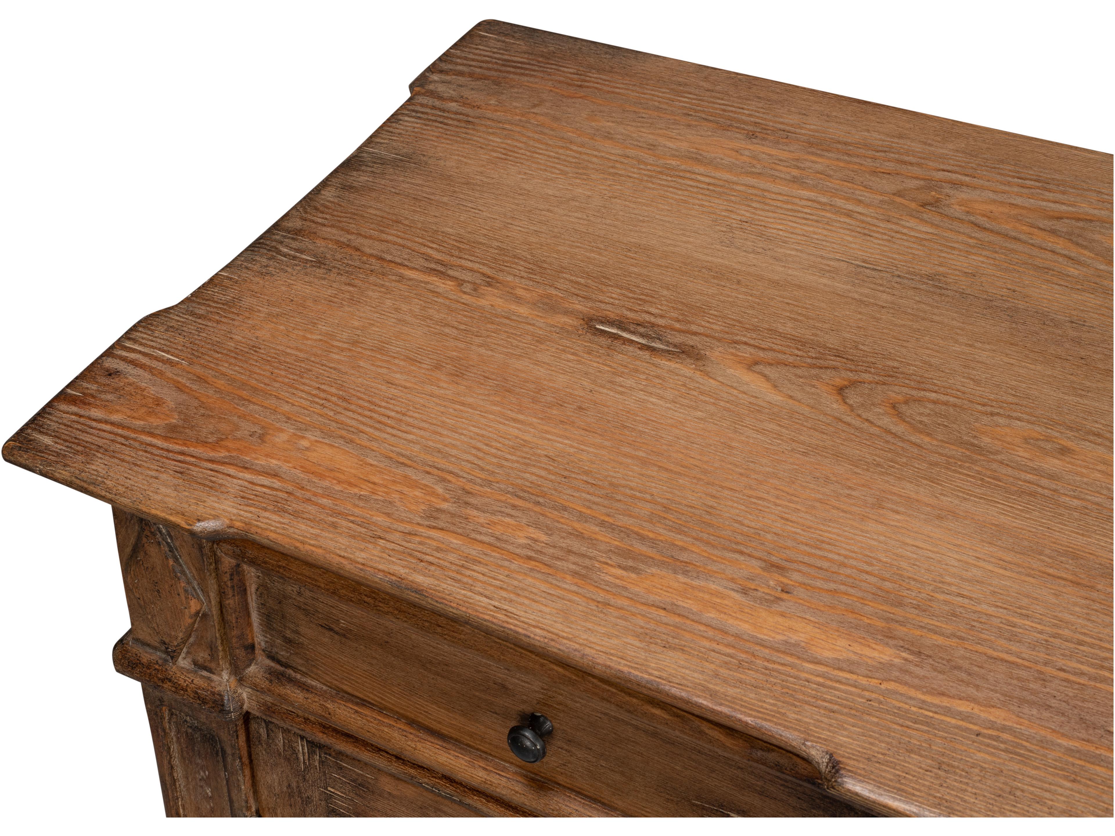 Sarreid Ltd Diamond Wall Sideboard Brown