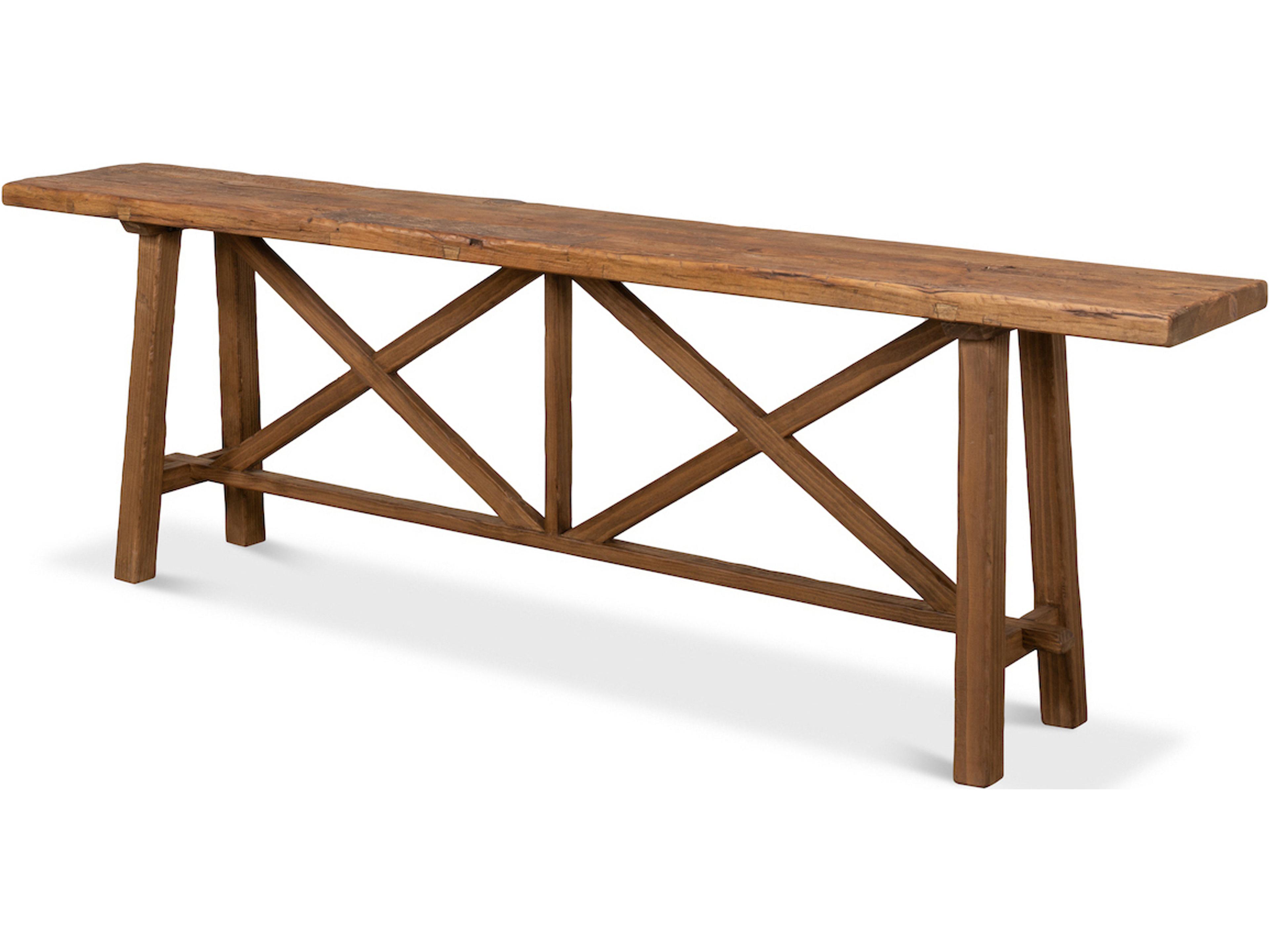 Double X Base Sofa Table