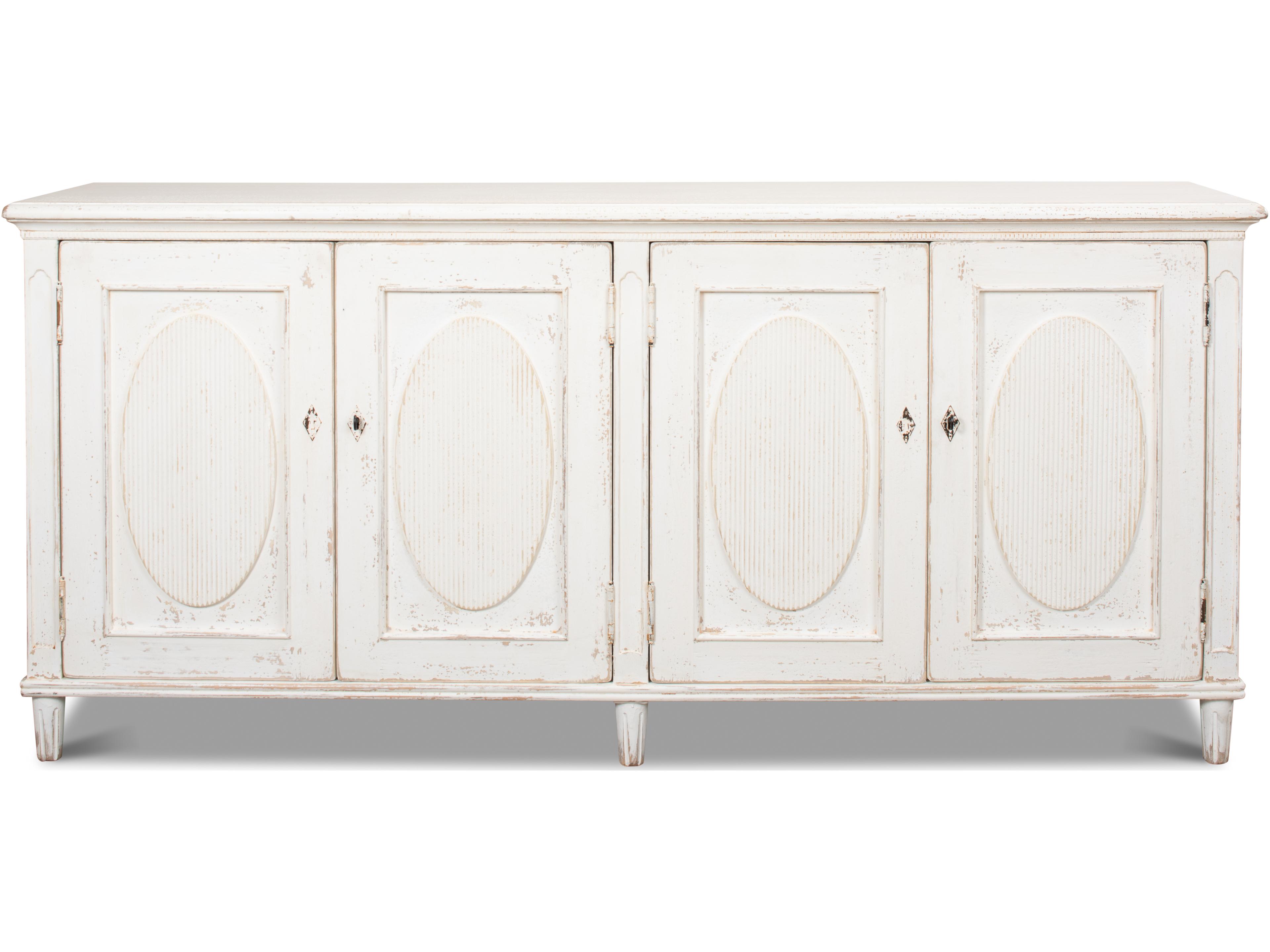 Sarreid Ltd Whitewash Ribbon Sideboard