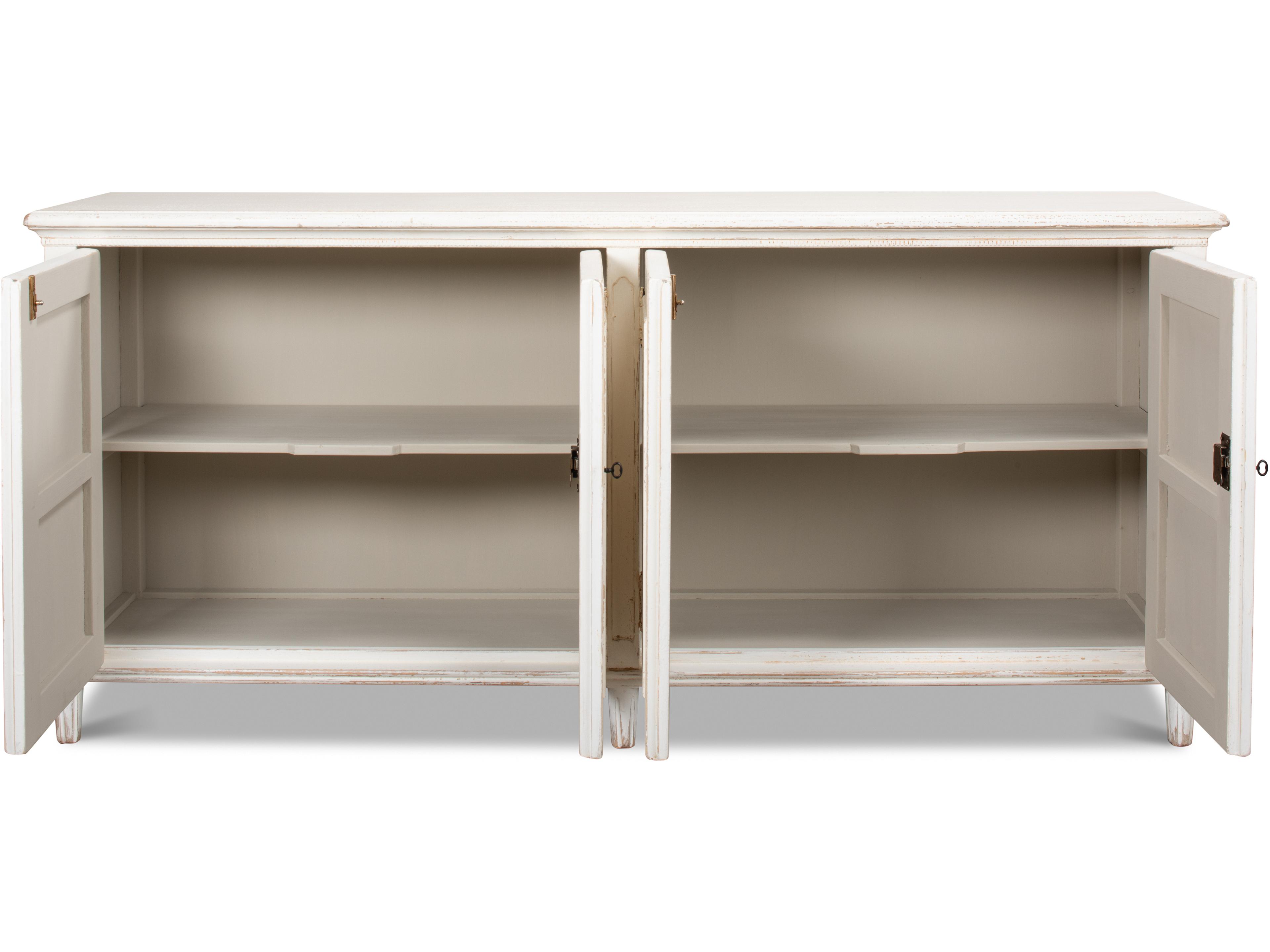 Sarreid Ltd Whitewash Ribbon Sideboard