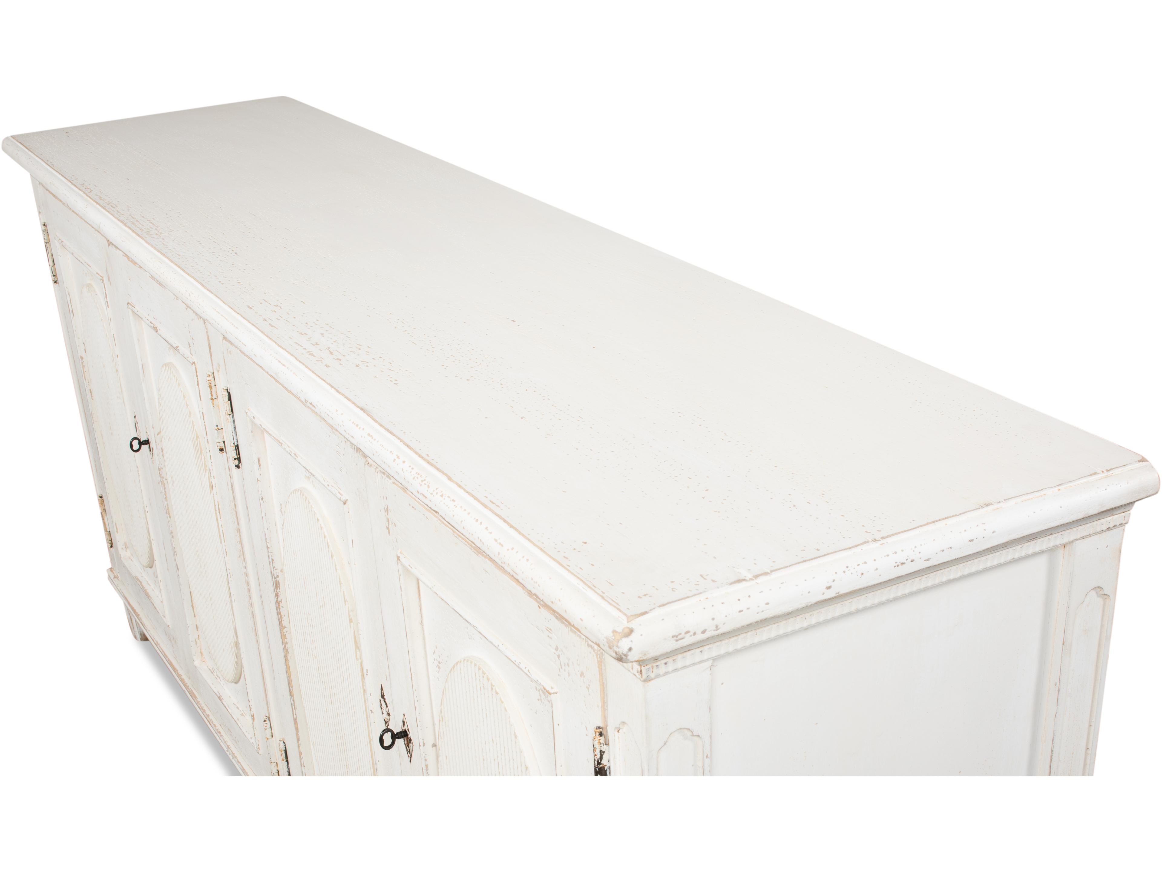 Sarreid Ltd Whitewash Ribbon Sideboard