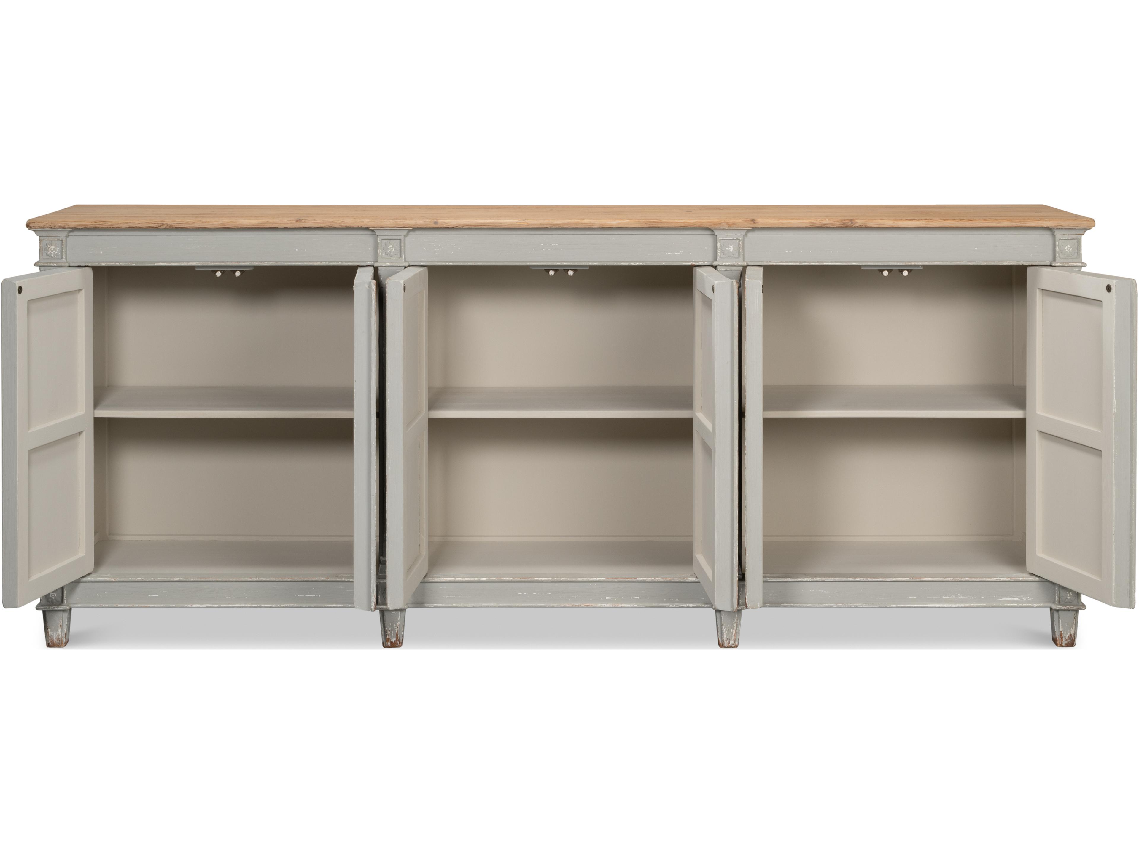 Sarreid Ltd Marksman Sideboard Antique Muted Grey