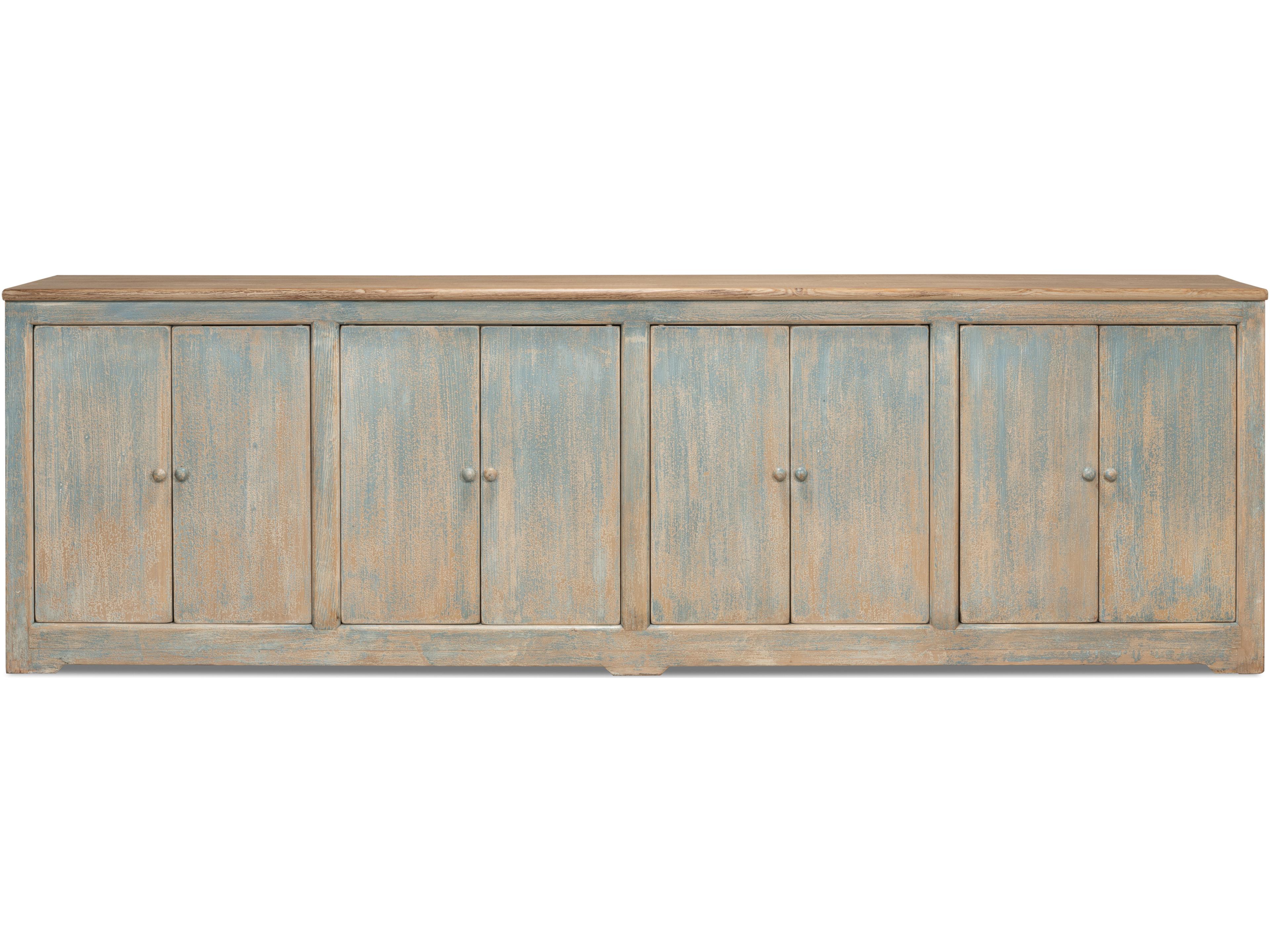 Sarreid Ltd Eight Is Enough Sideboard Antique Blue