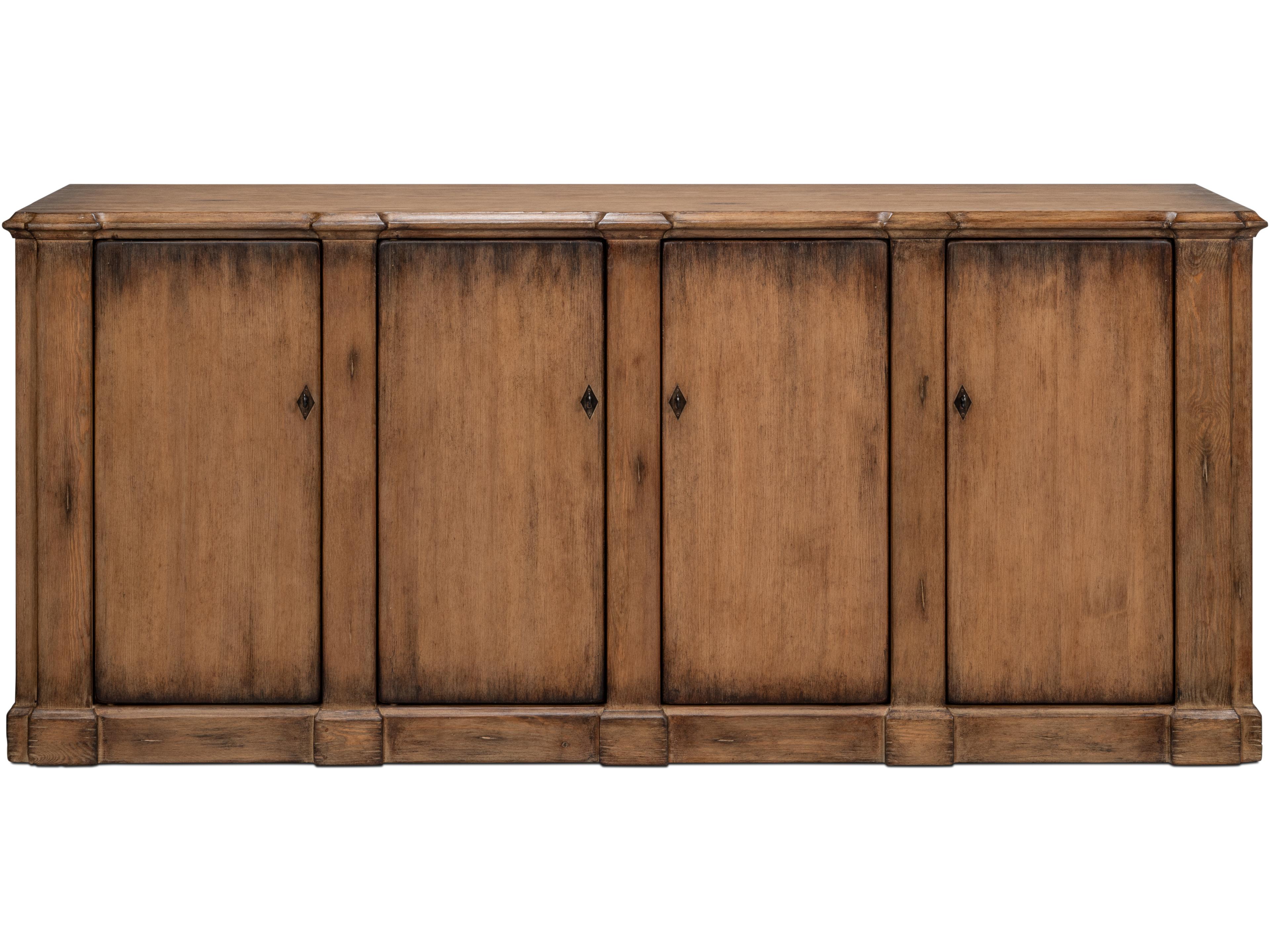 Sarreid Ltd Villefranche Sideboard Brown