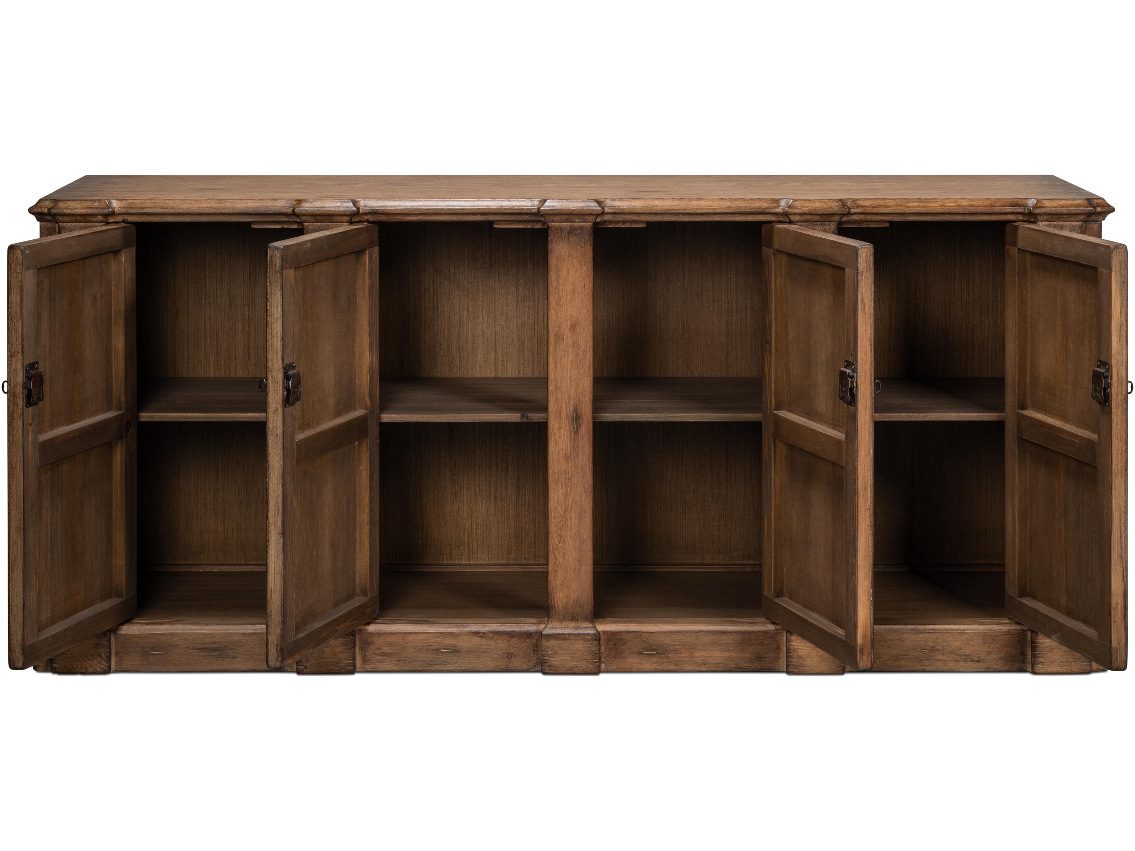 Sarreid Ltd Villefranche Sideboard Brown