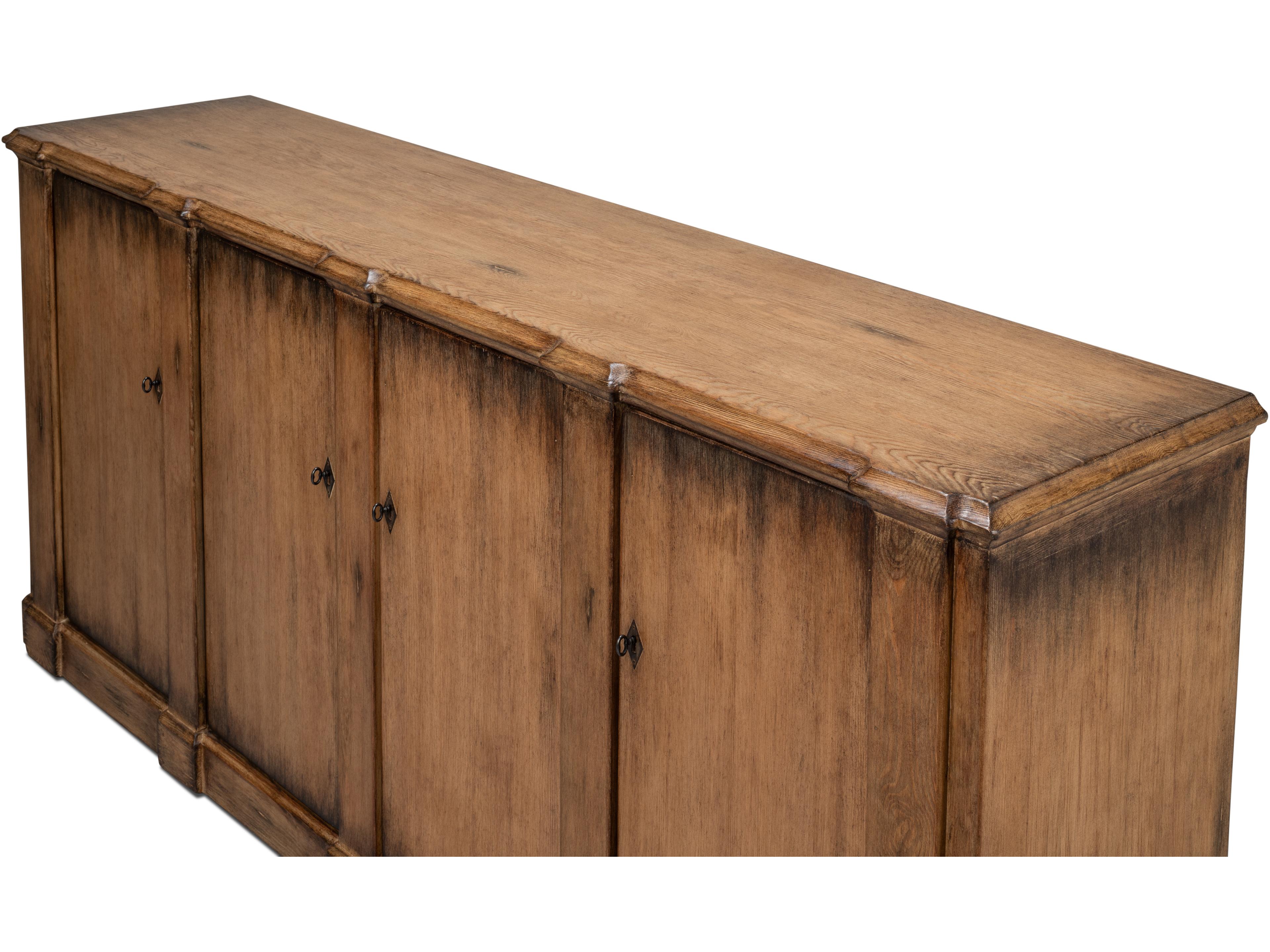 Sarreid Ltd Villefranche Sideboard Brown