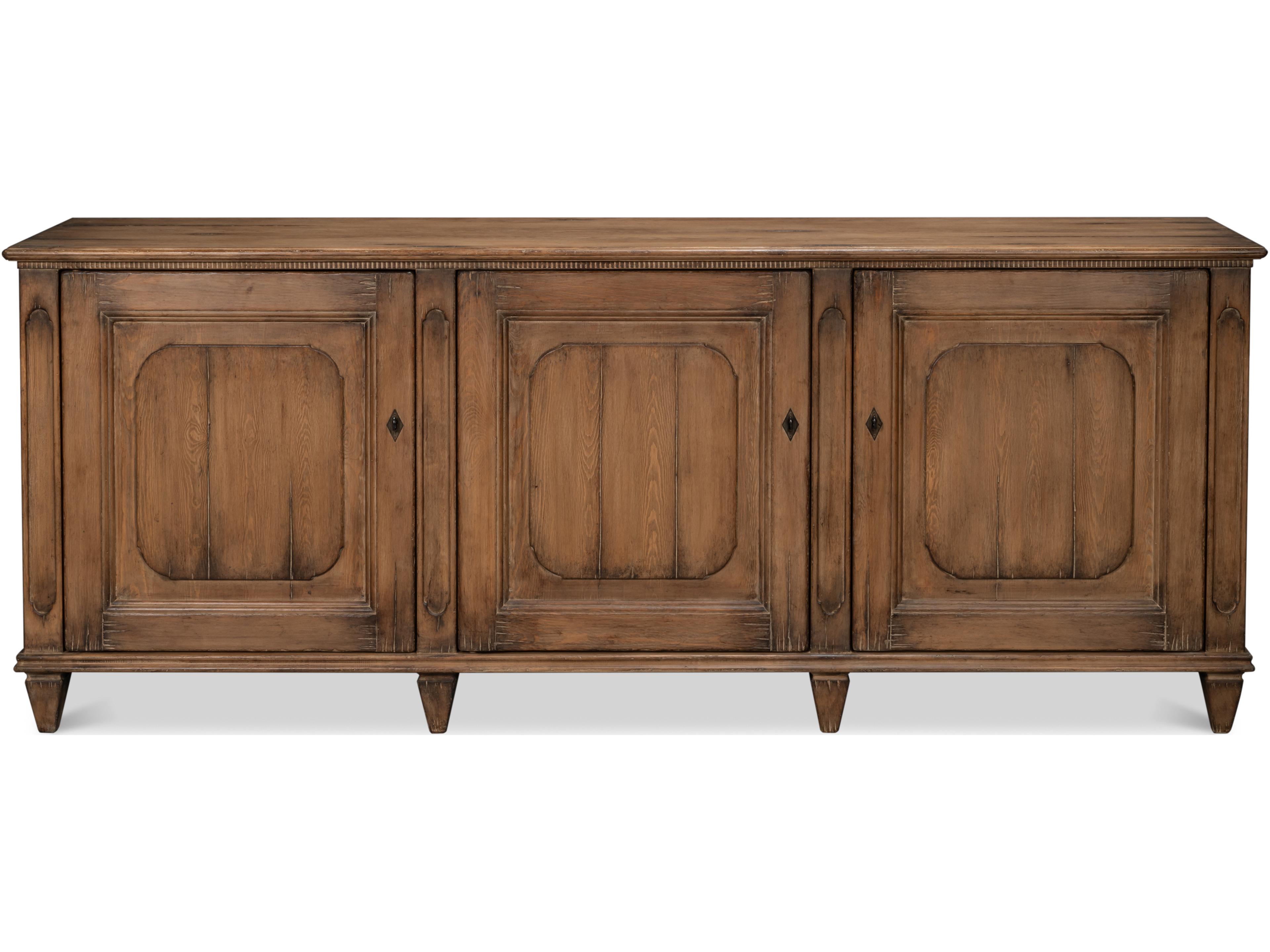 Sarreid Ltd French Country Sideboard Old Pine Stain