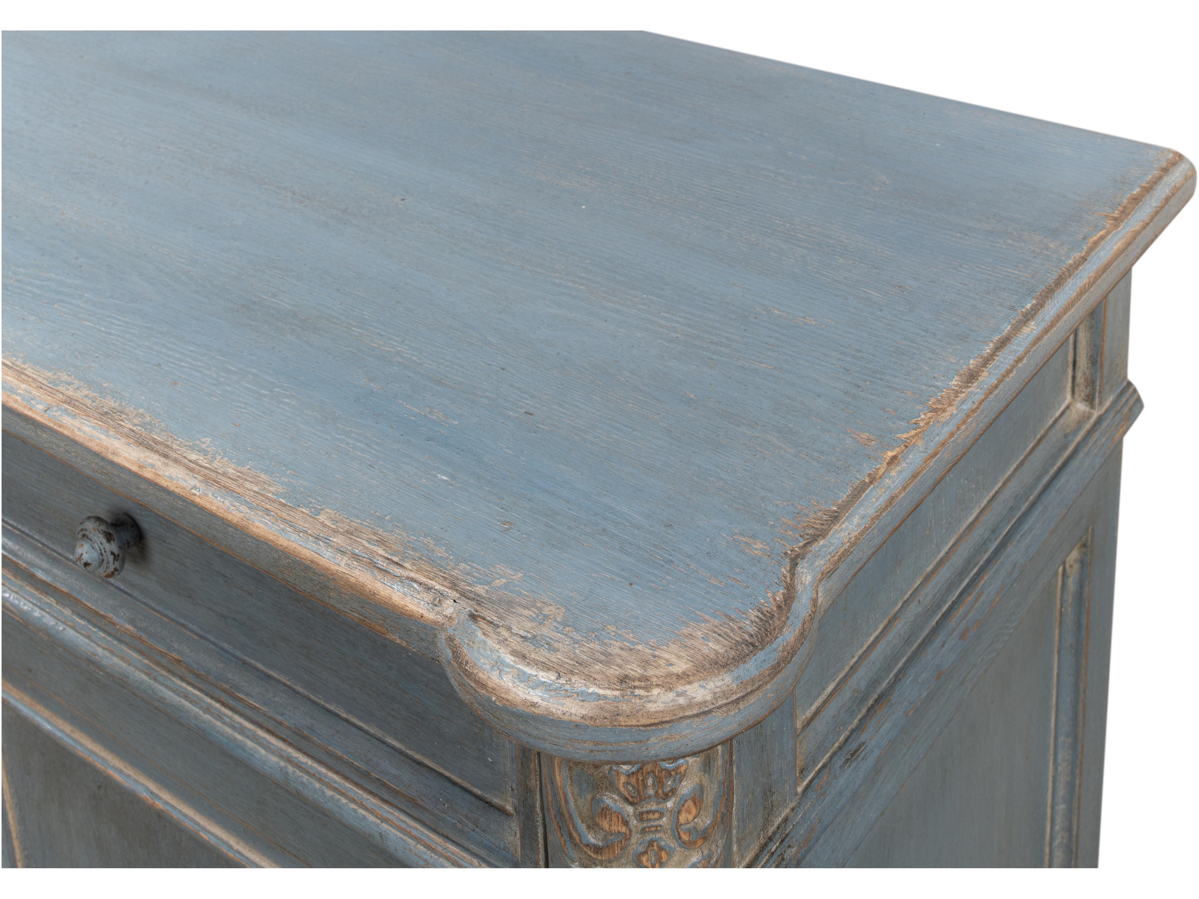 Sarreid Ltd Lilac Sideboard Blue Finish