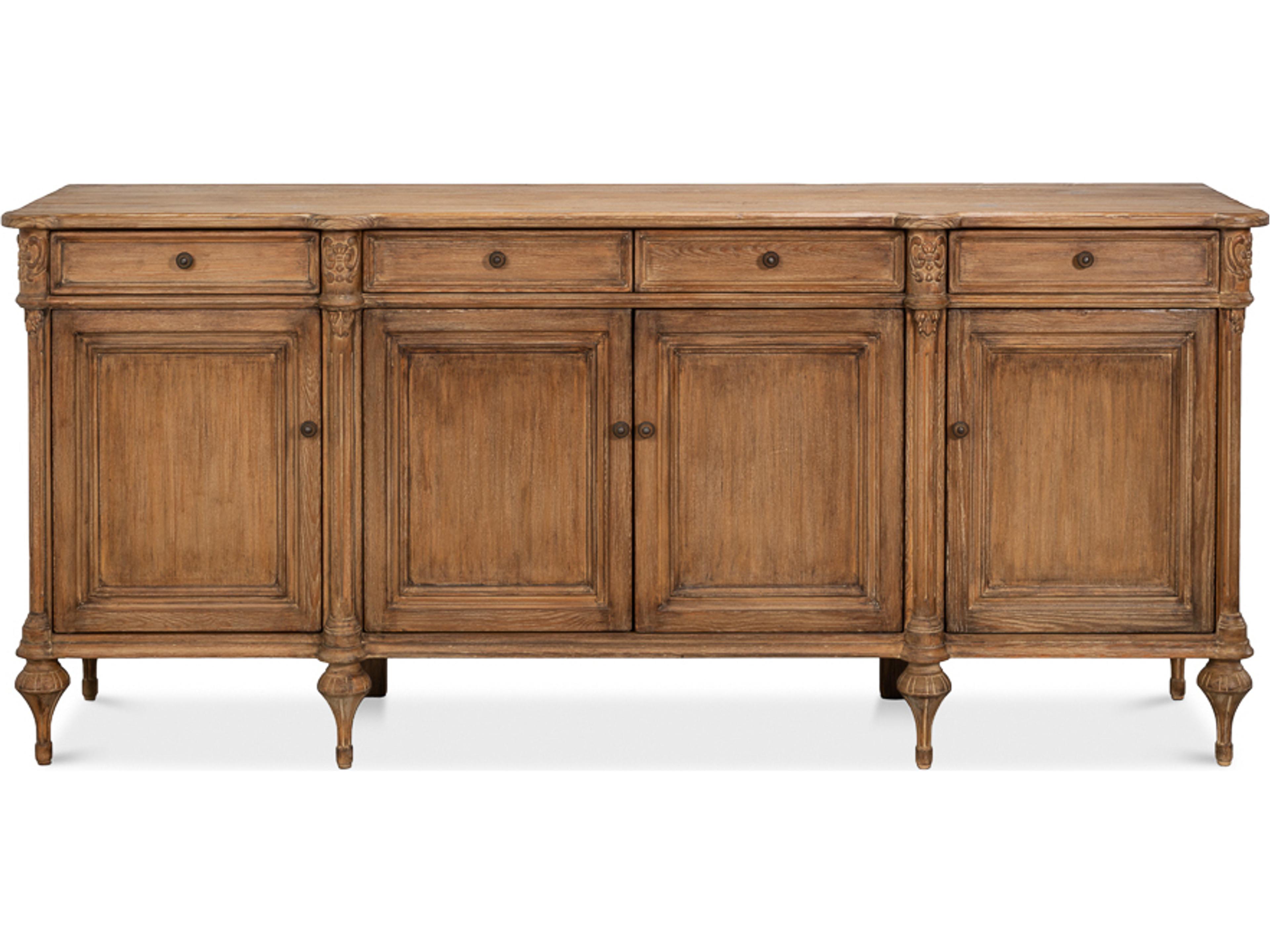 Sarreid Ltd Lilac 88" Pine Wood Sideboard