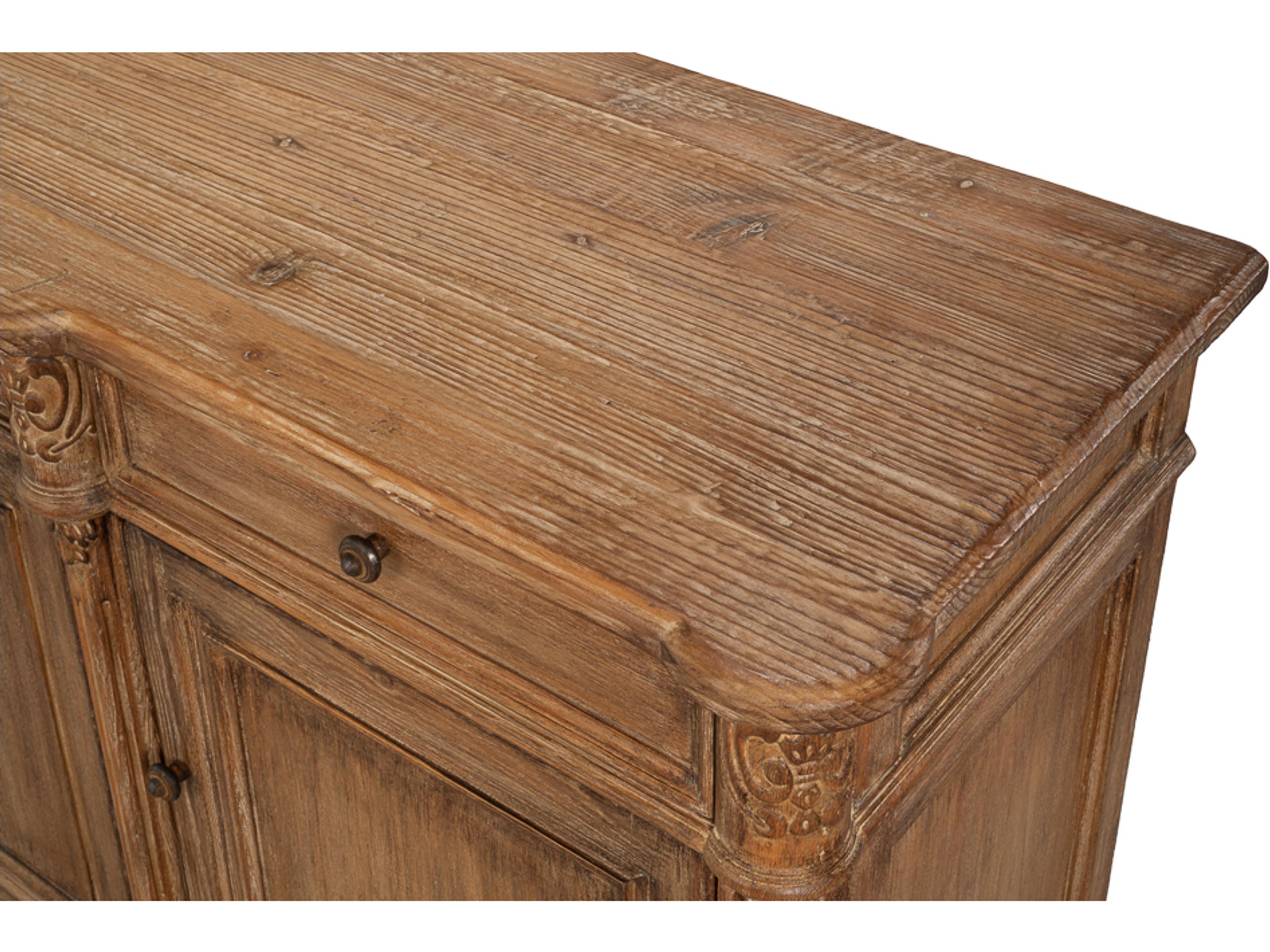 Sarreid Ltd Lilac 88" Pine Wood Sideboard