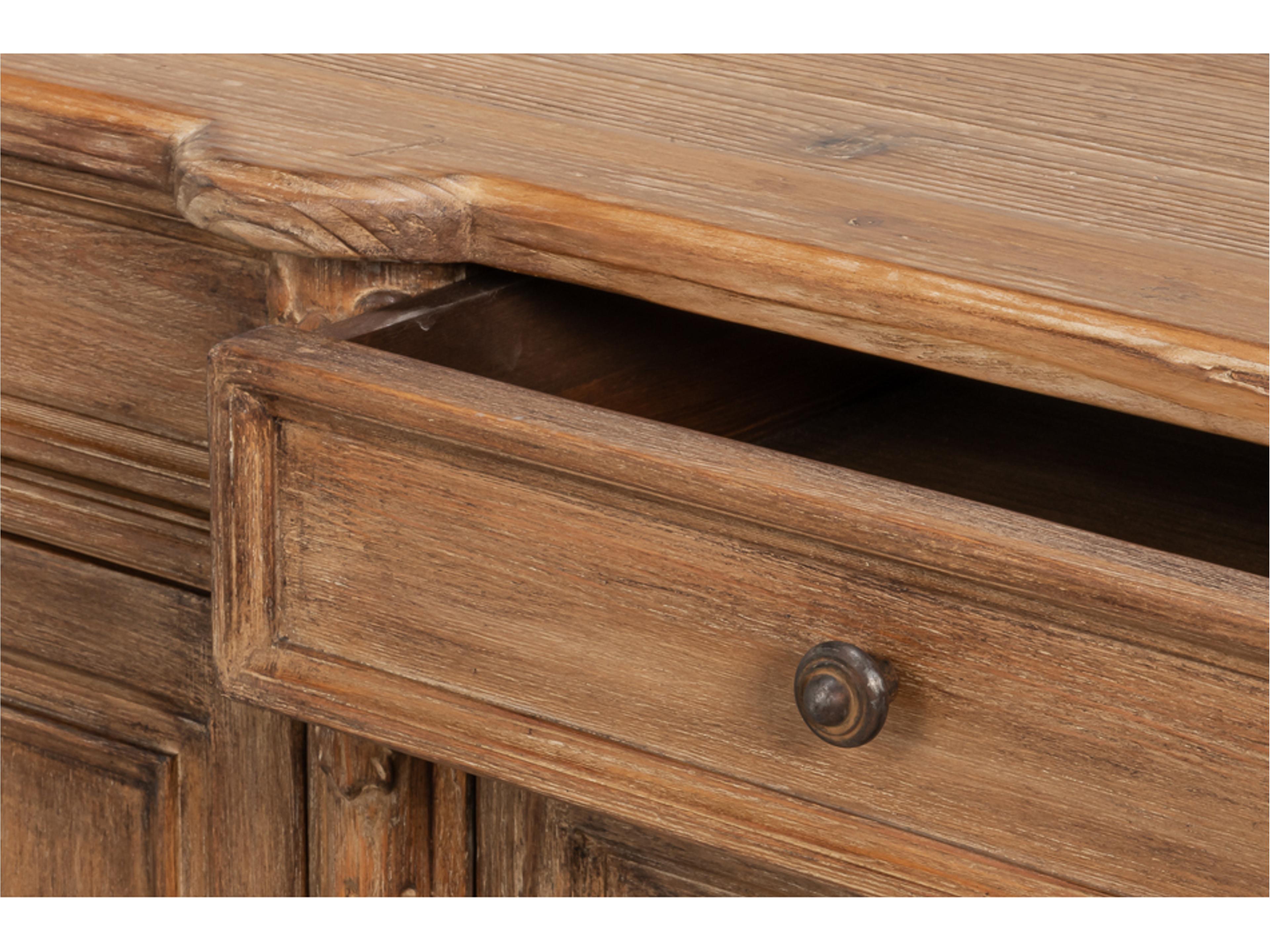 Sarreid Ltd Lilac 88" Pine Wood Sideboard