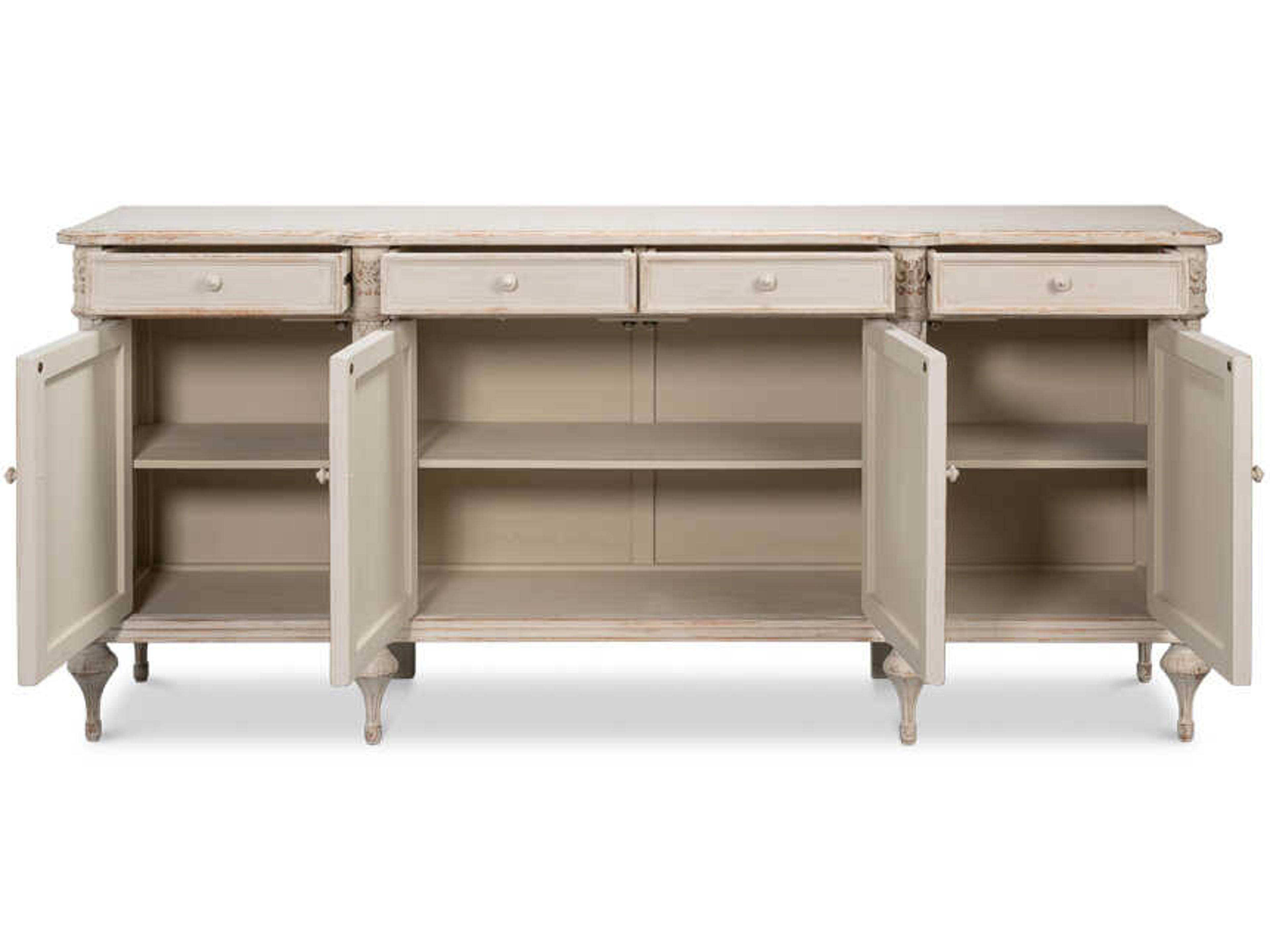 Sarreid Ltd Lilac 88" Pine Wood Sideboard