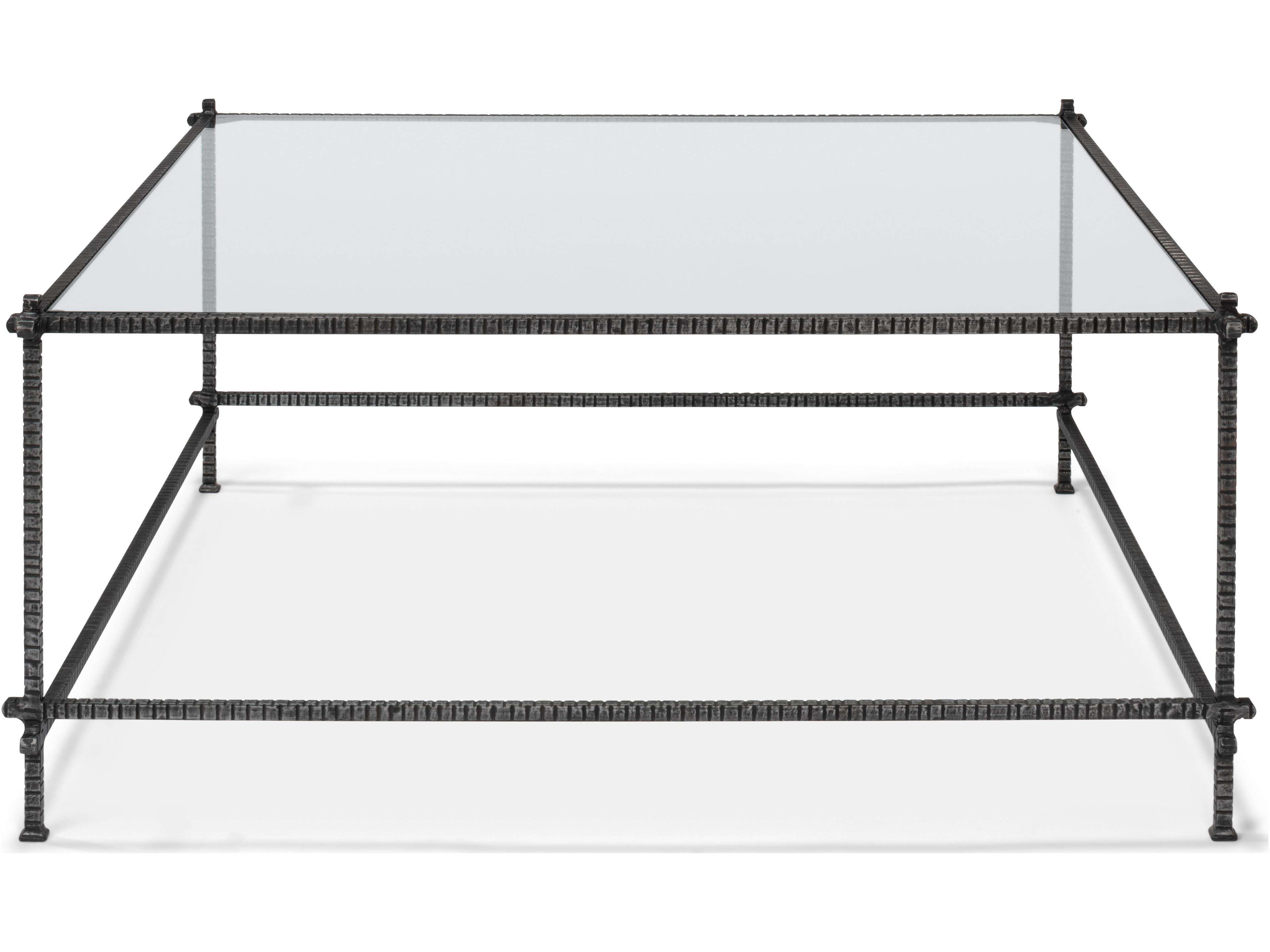 Sarreid Ltd Serrated Edge Iron Coffee Table