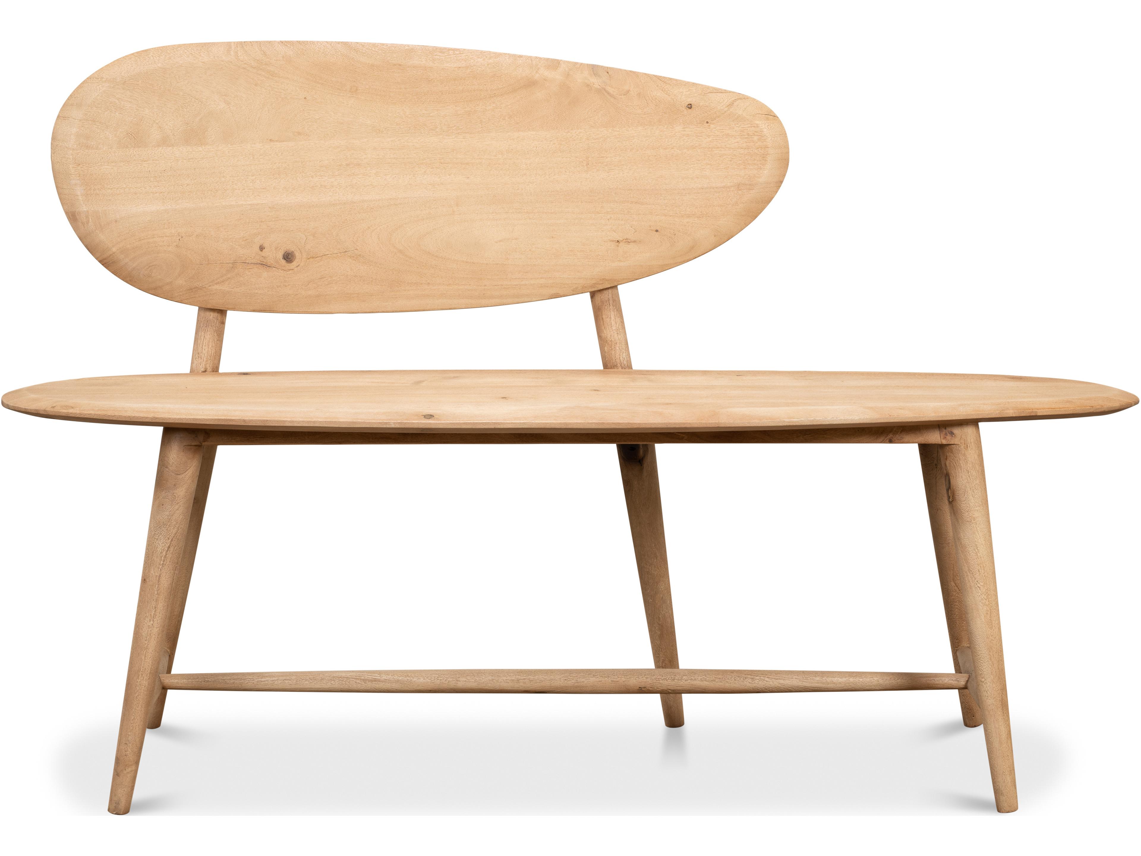 Sarreid Ltd Pebble Bench (1 Back) Lionskin Finish