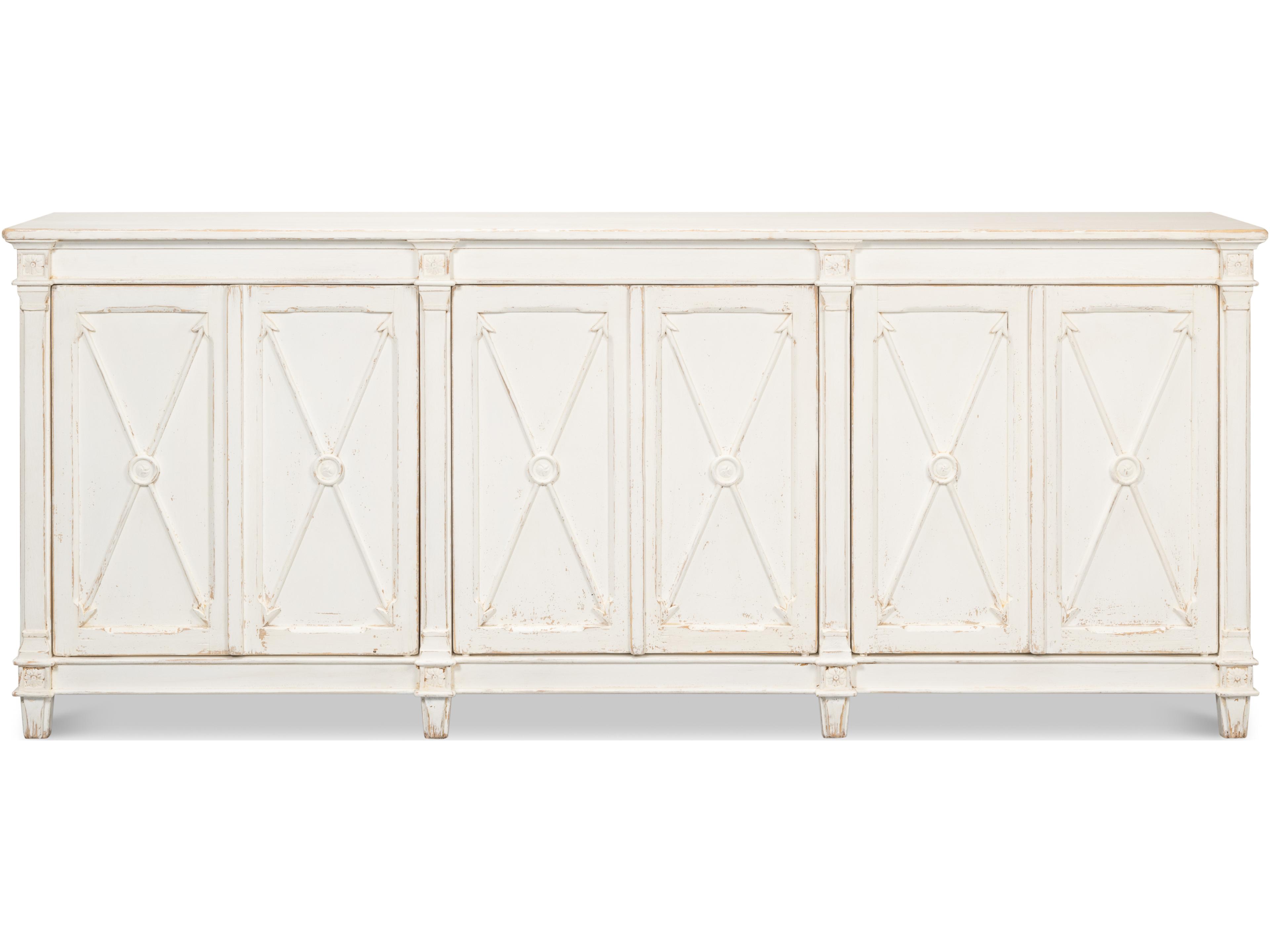 Sarreid Ltd Marksman Sideboard Whitewash