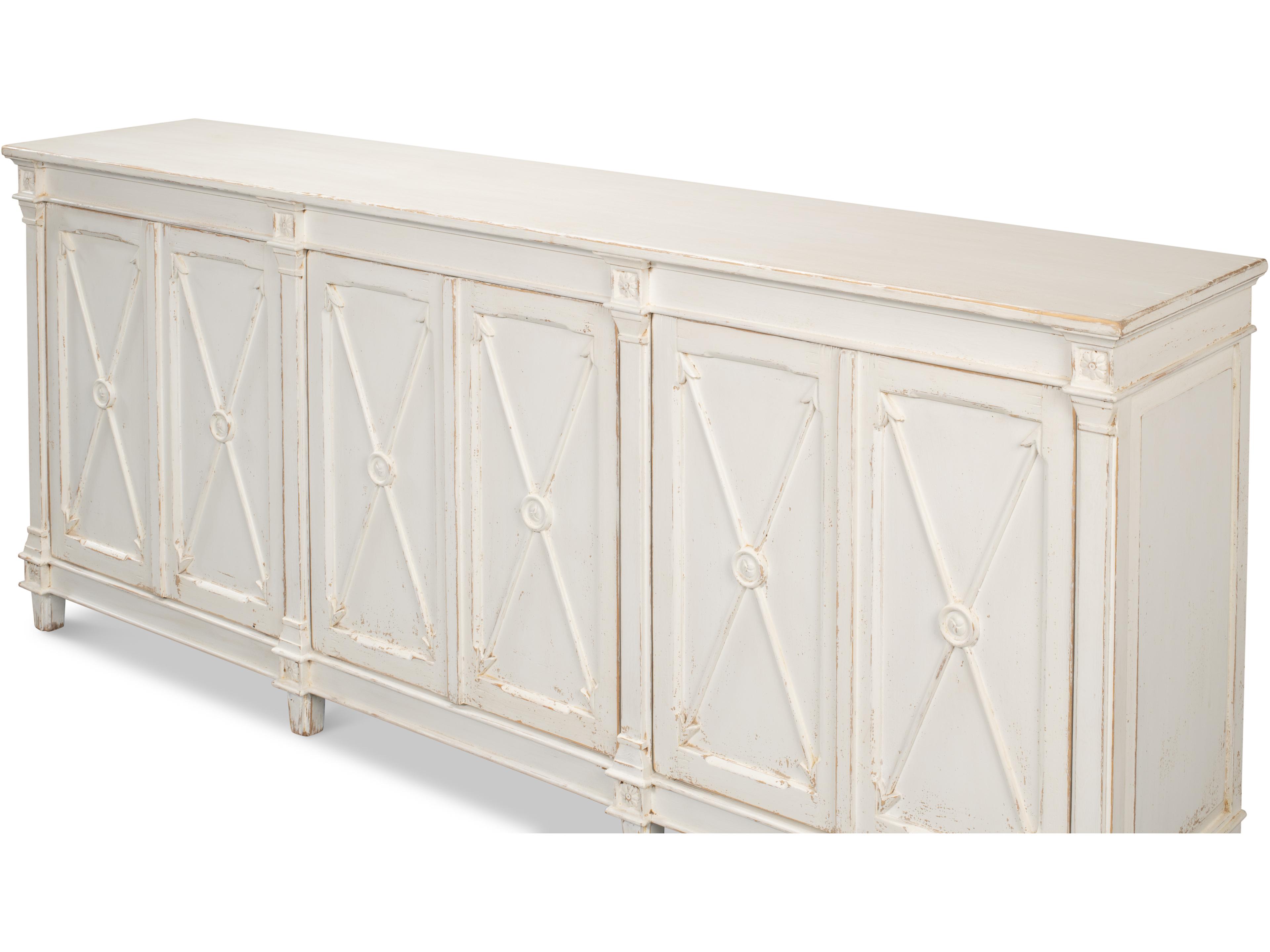 Sarreid Ltd Marksman Sideboard Whitewash