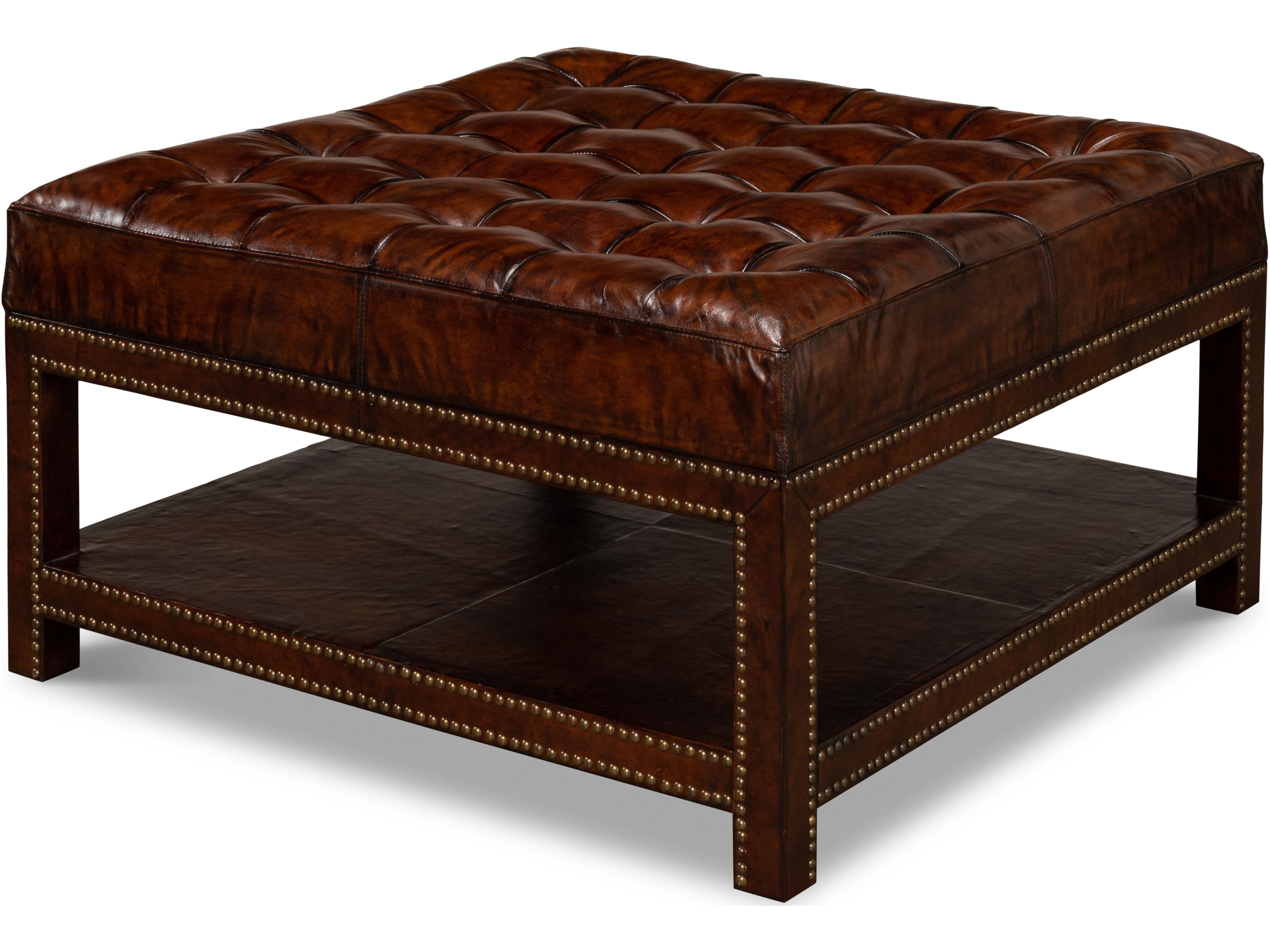 Vintage Tufted Ottoman