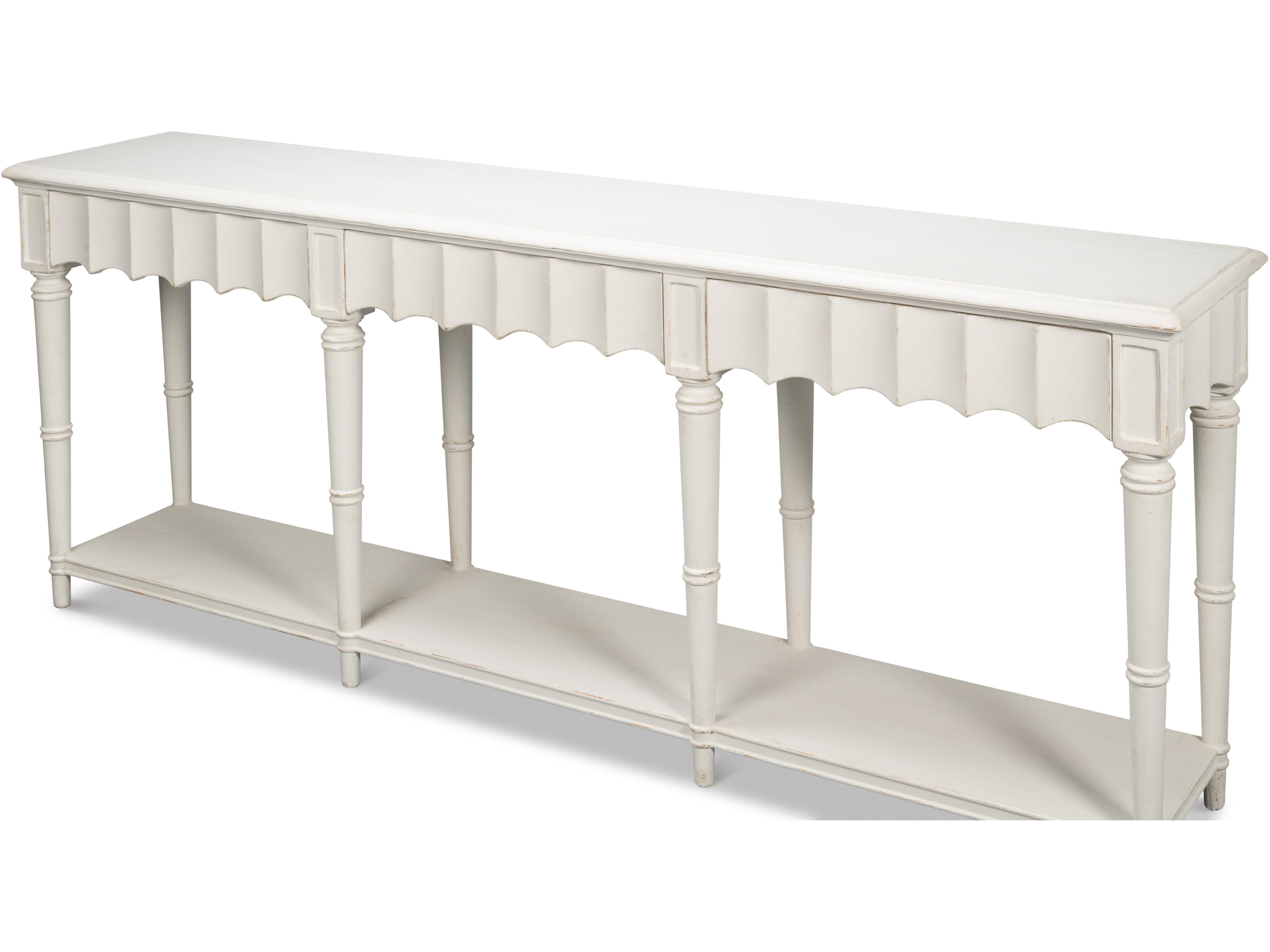Sarreid Ltd Chantal Console Table Antique White