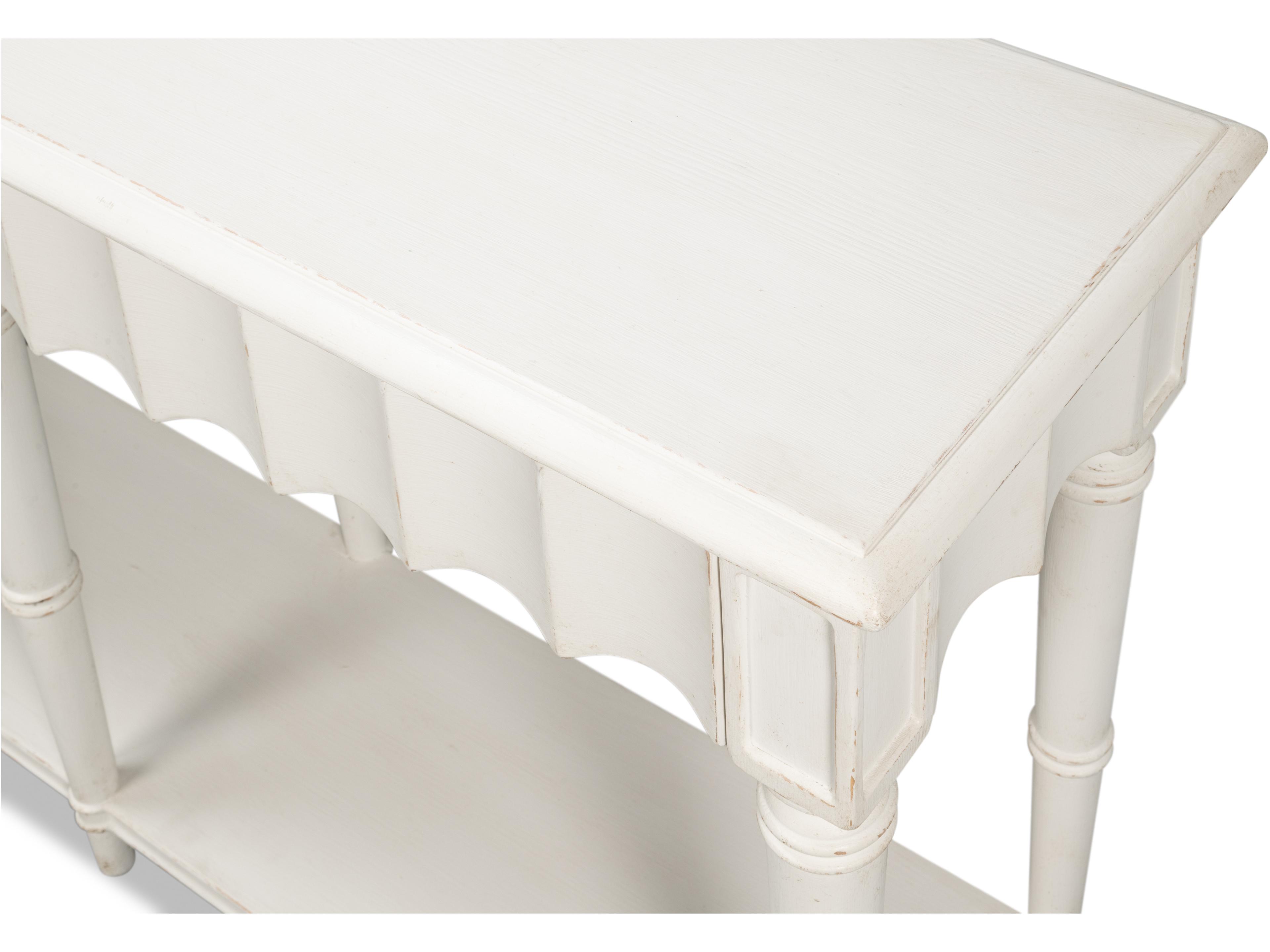 Sarreid Ltd Chantal Console Table Antique White