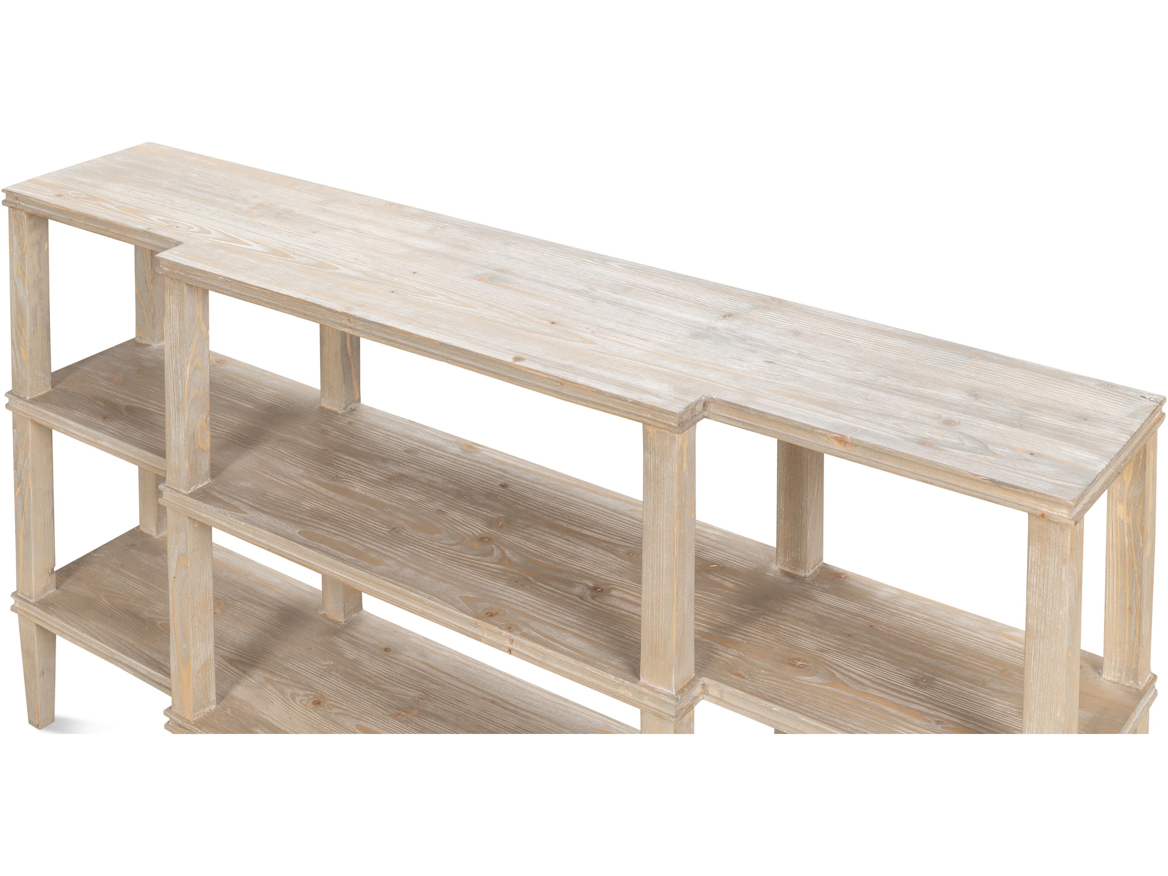 Sarreid Ltd Grange Bungalow Console Grey Thorne