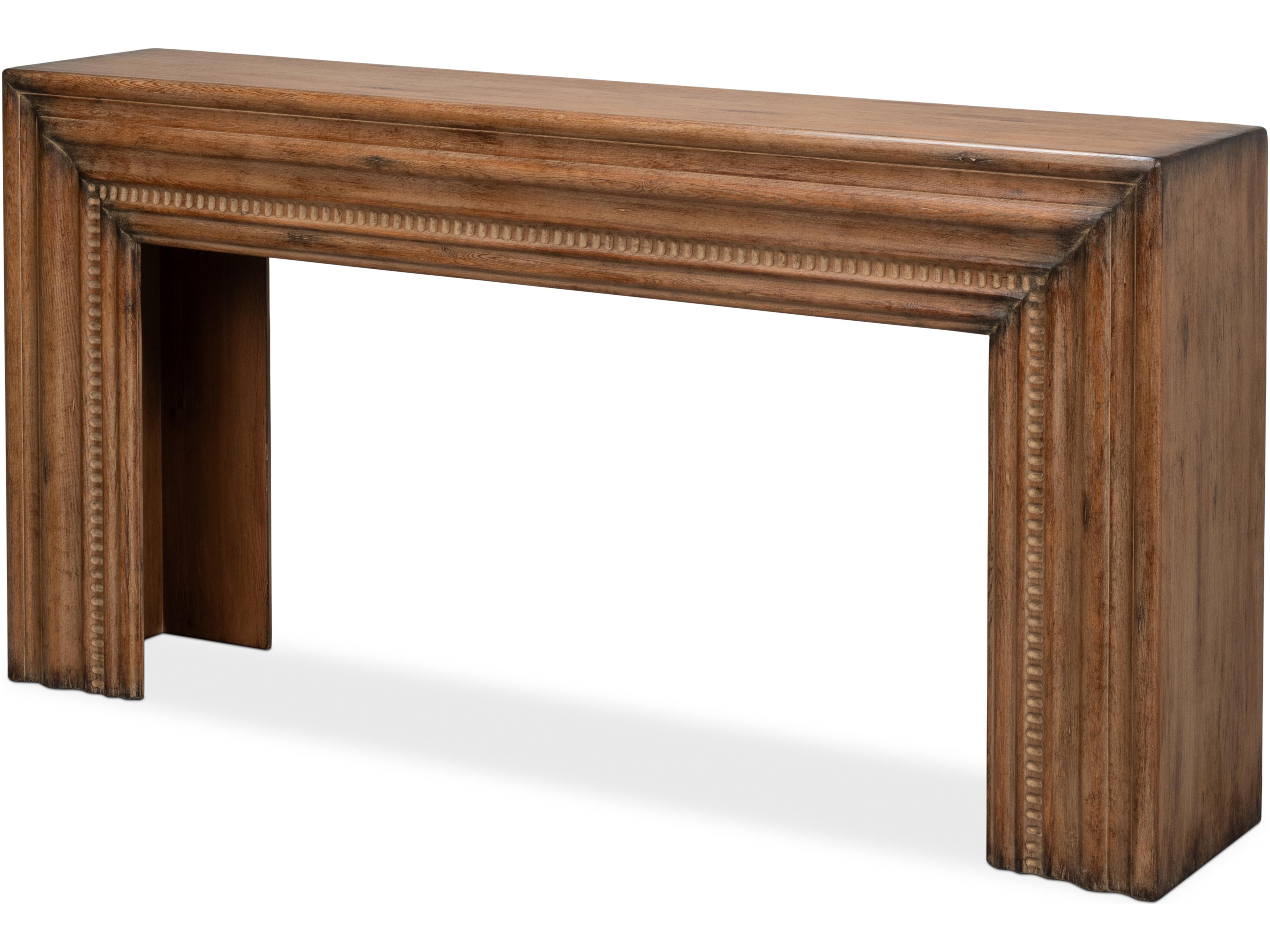Mantel Console Brown