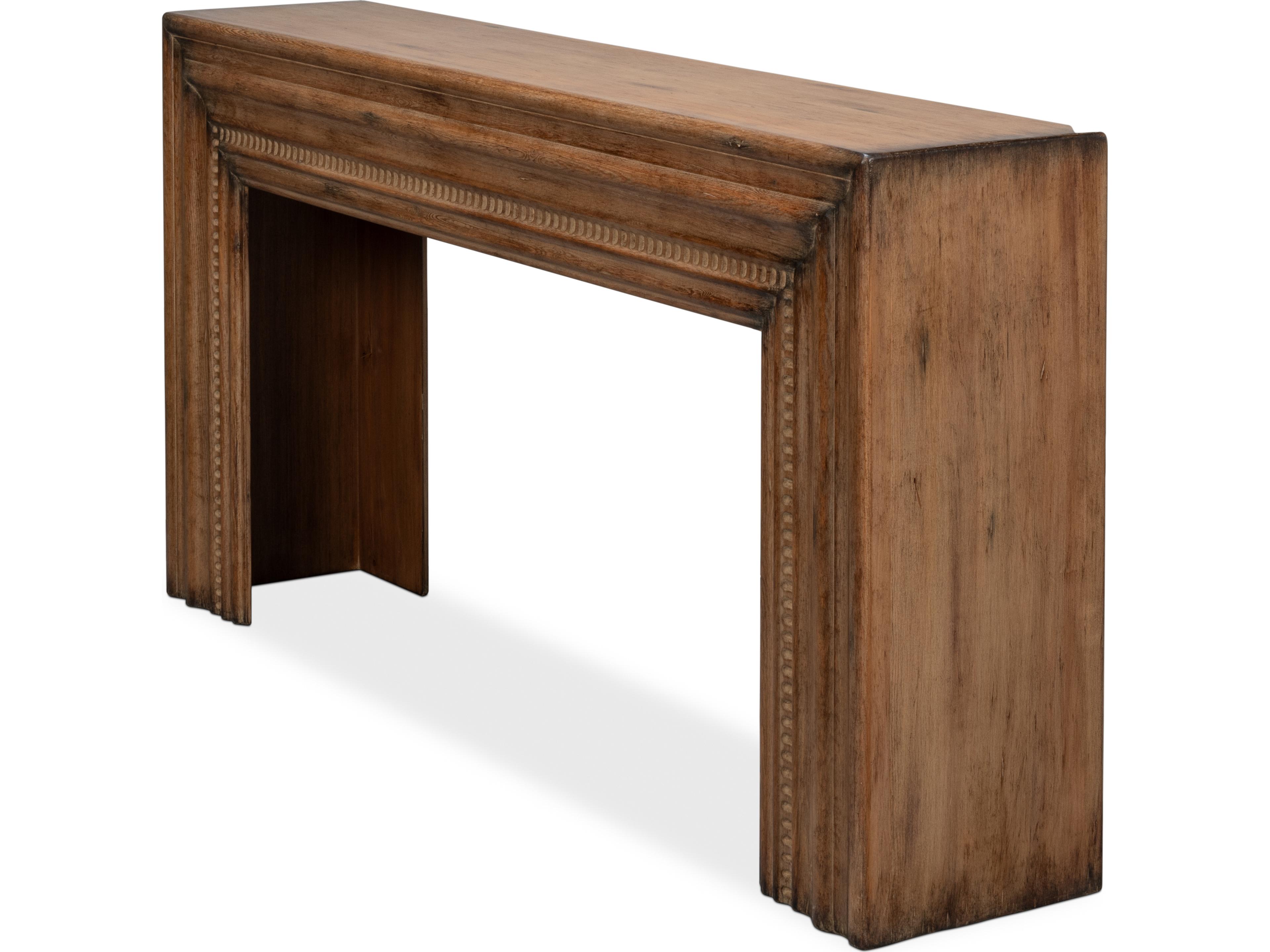 Sarreid Ltd Mantel Console Brown