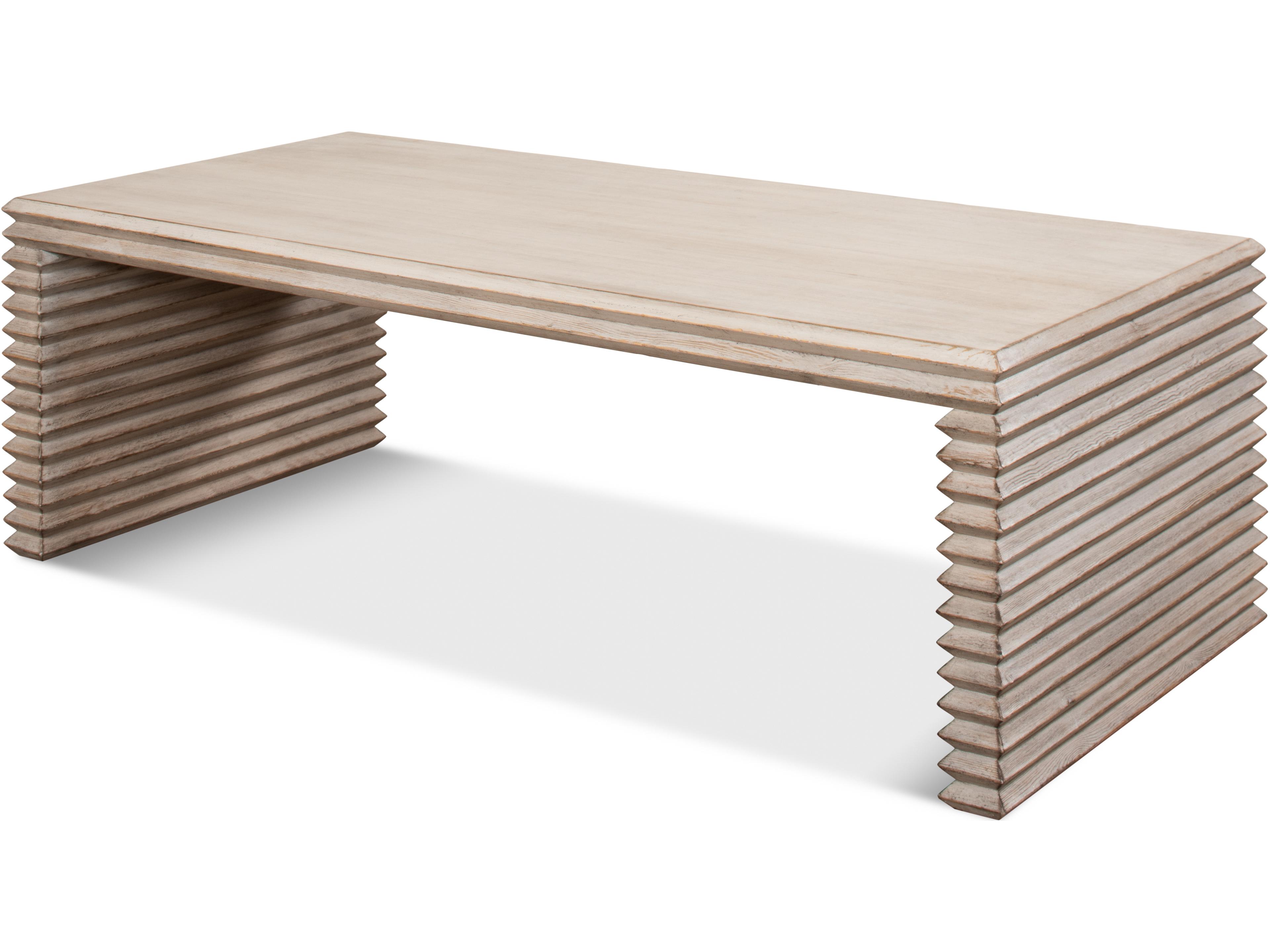 Stacked Cocktail Table Stone Grey