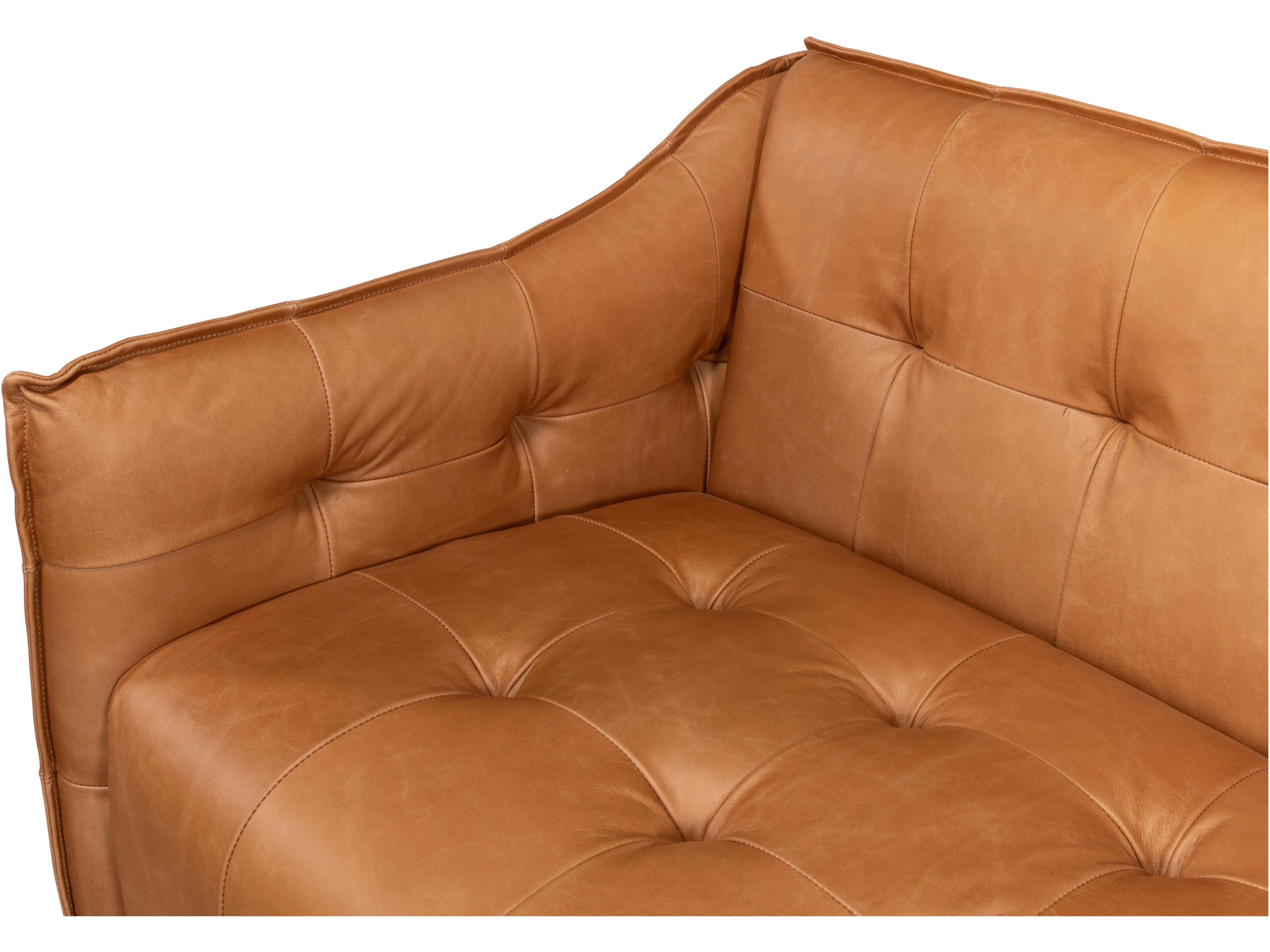 Sarreid Ltd Isaac Leather Sofa