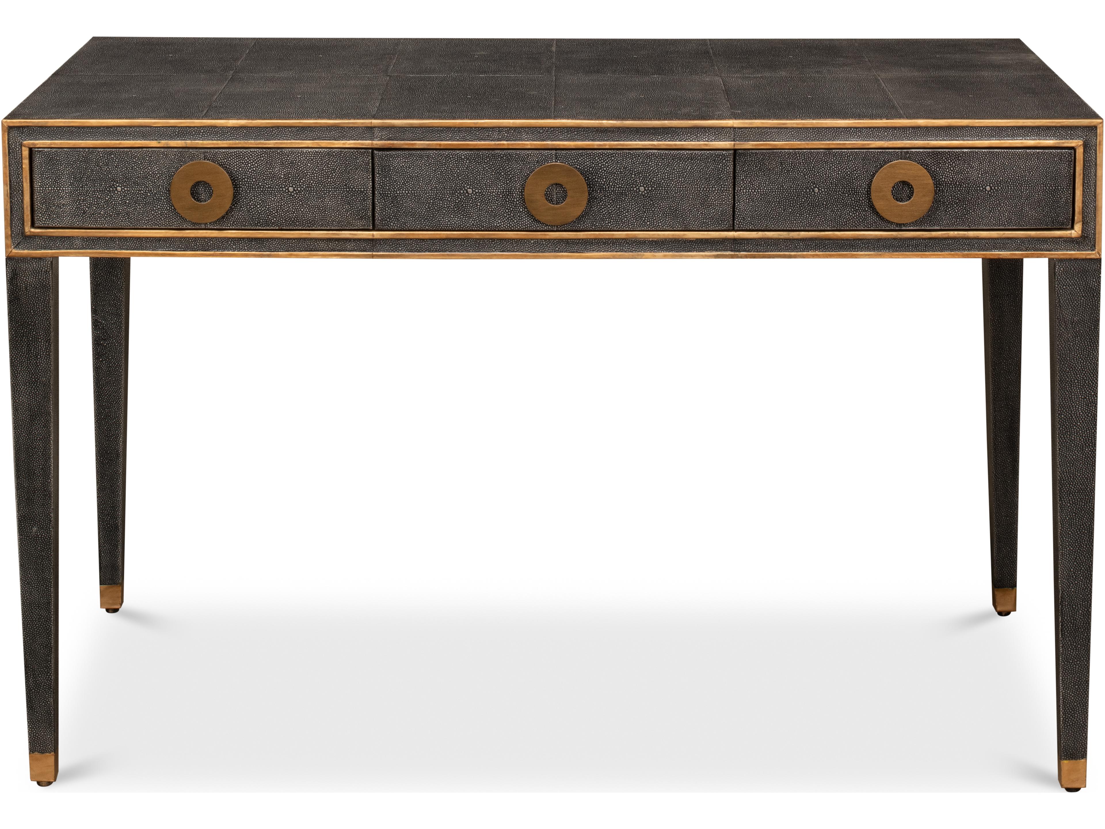 Sarreid Ltd Gabriella Shagreen Desk Table
