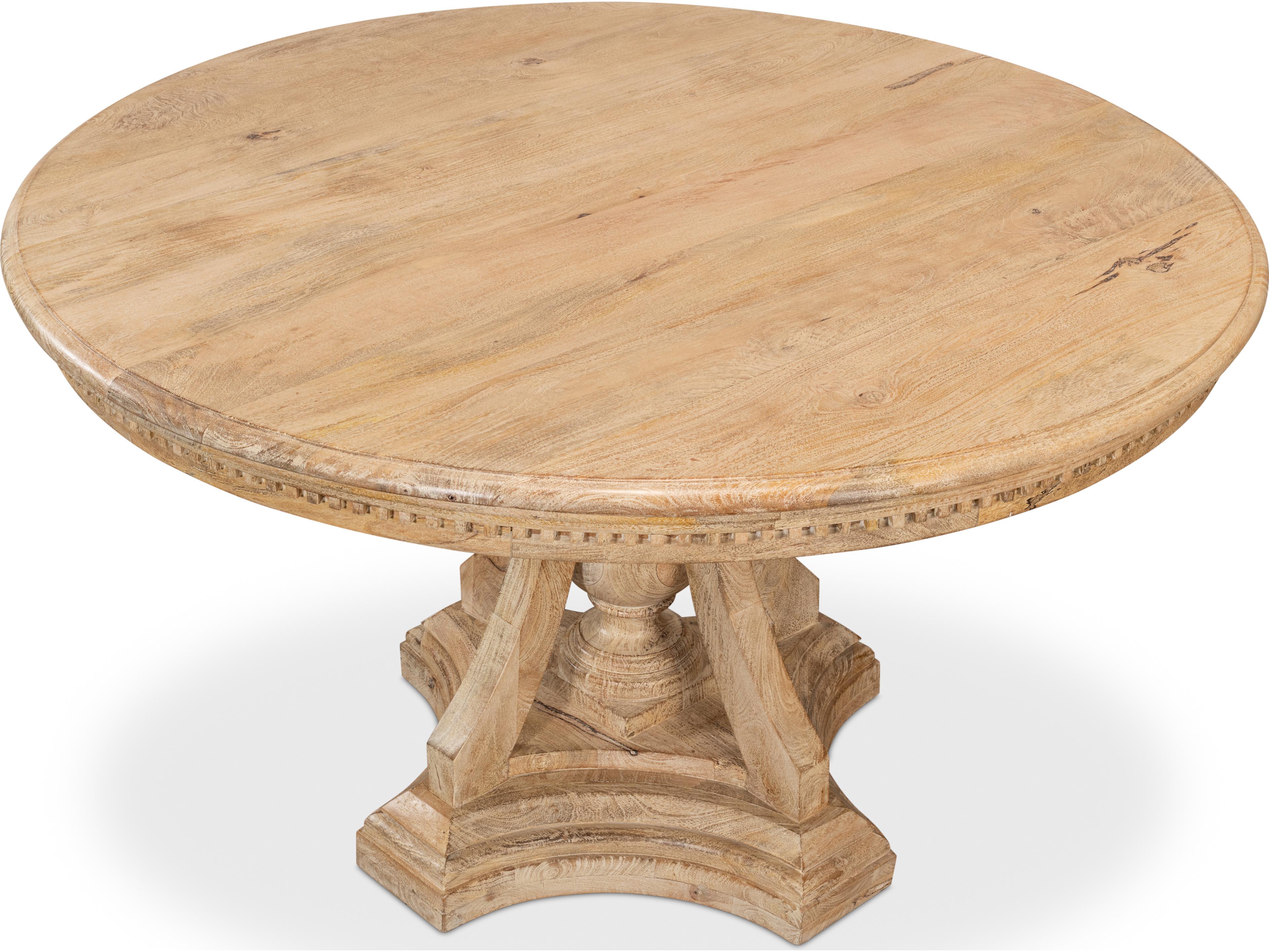 Sarreid Ltd Chantal Pedestal Dining Table