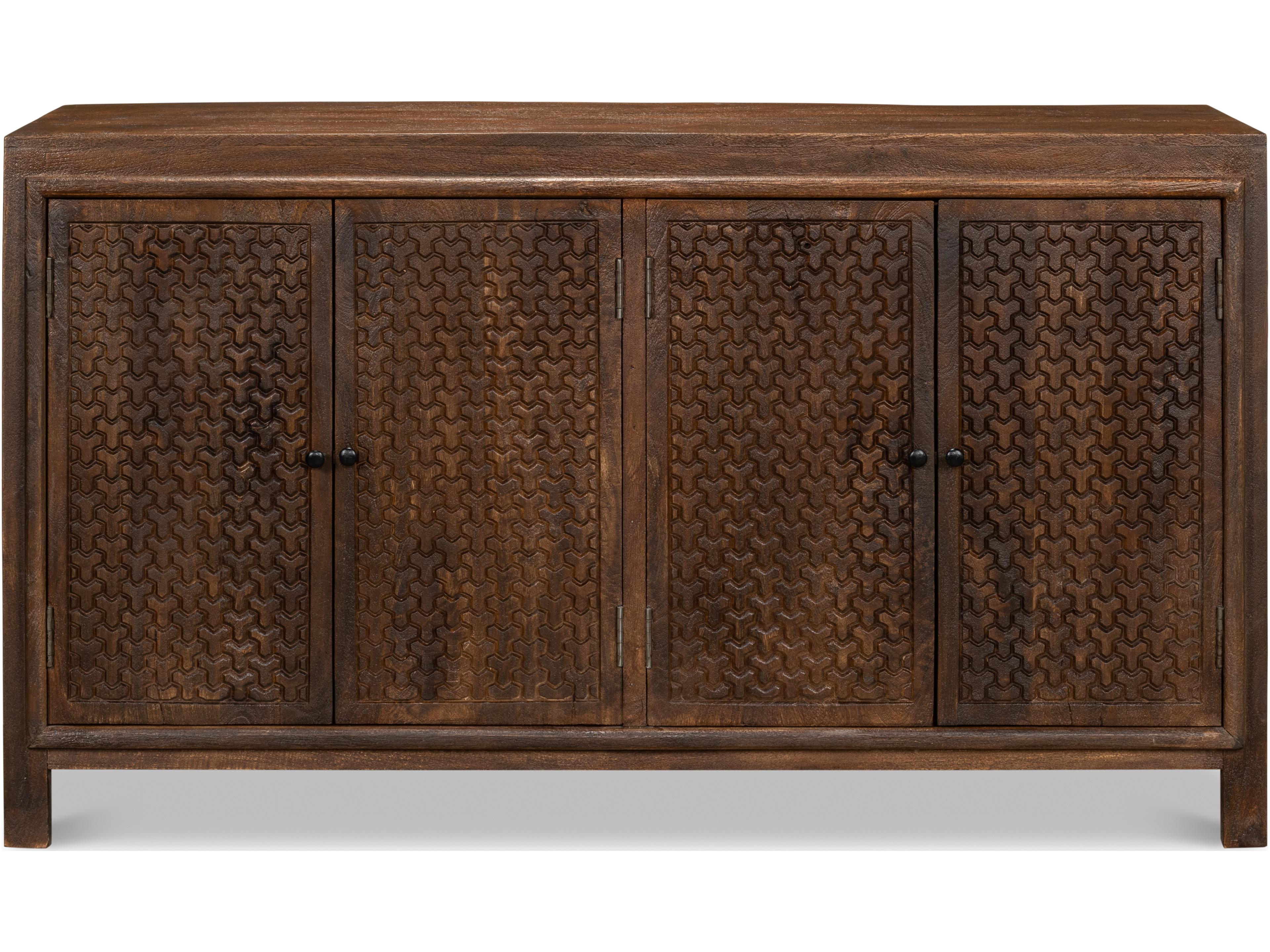 Sarreid Ltd Battle Chainmail 4 Door Sideboard