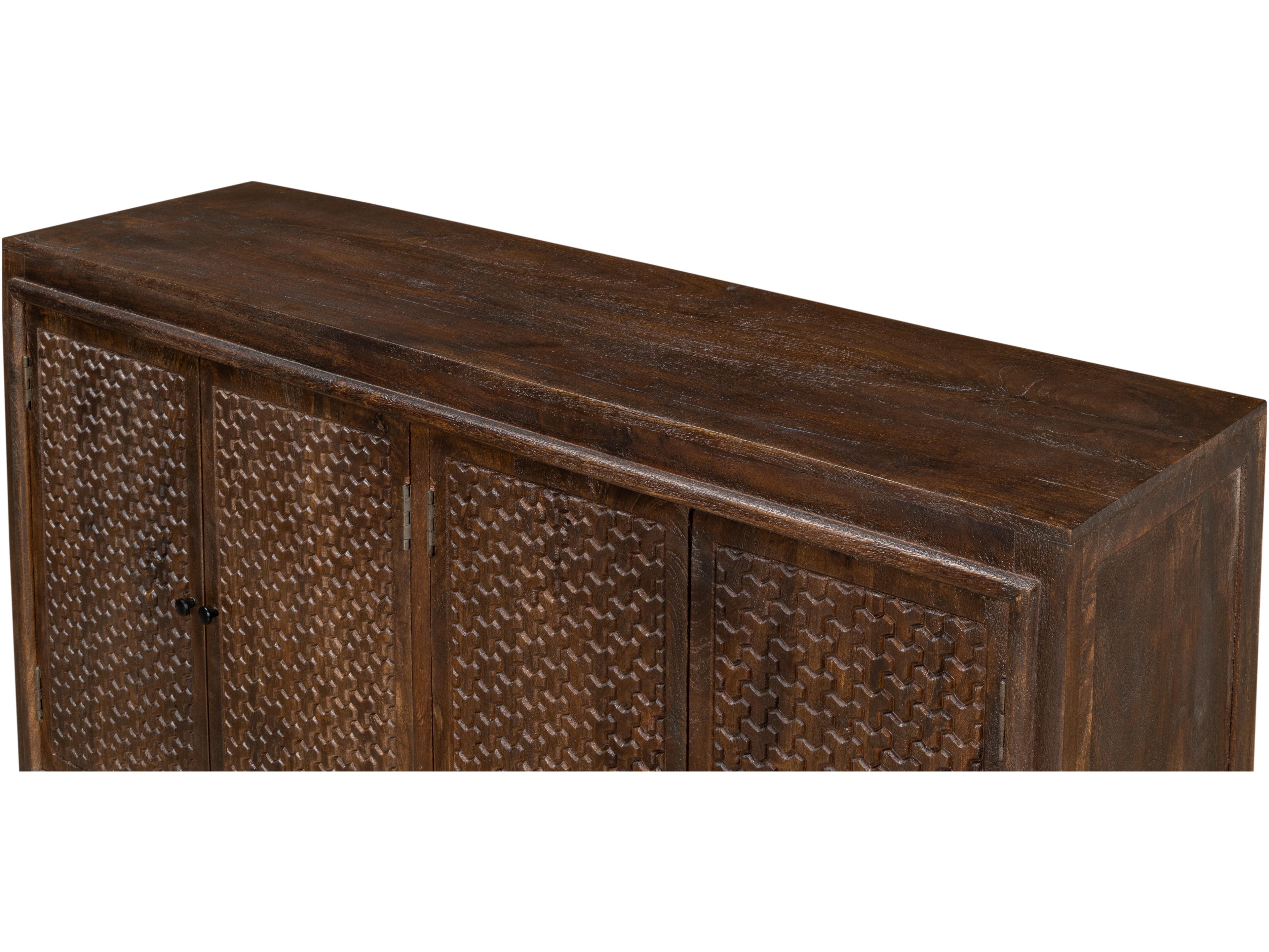 Sarreid Ltd Battle Chainmail 4 Door Sideboard